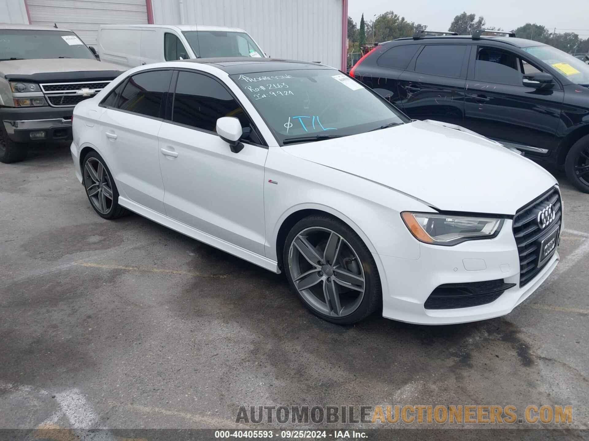 WAUA7GFF7G1117435 AUDI A3 2016