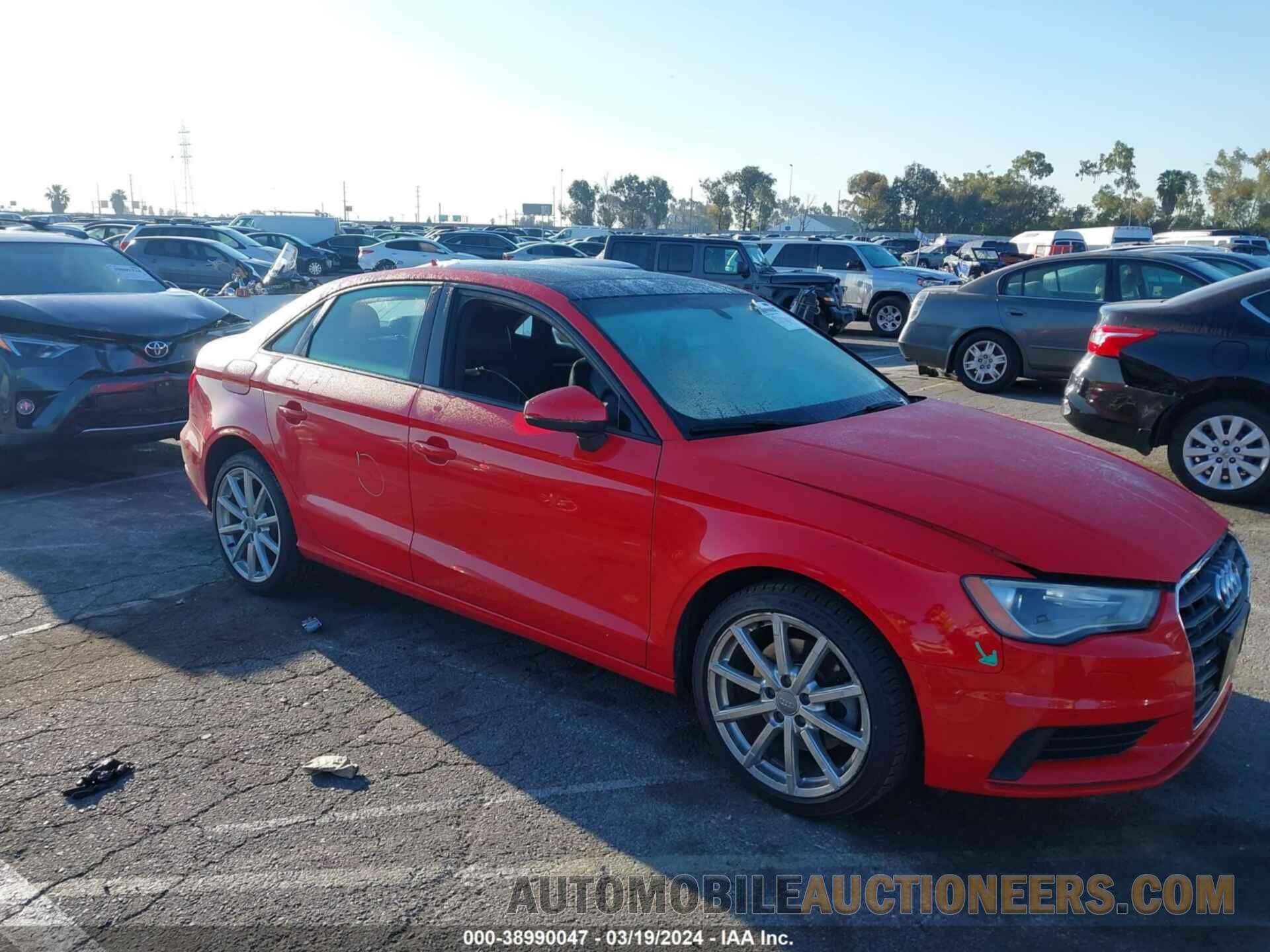 WAUA7GFF8G1061862 AUDI A3 2016