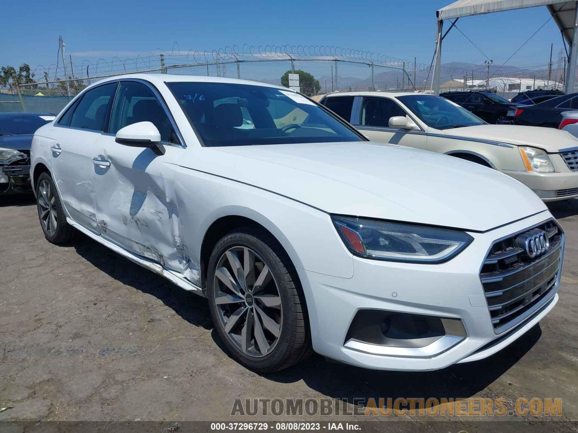 WAUABAF45MN007322 AUDI A4 SEDAN 2021