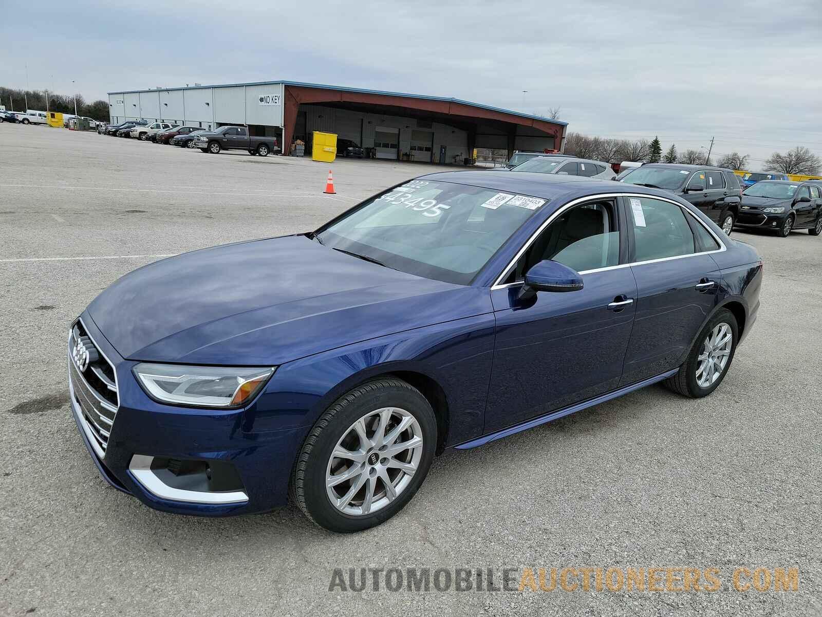 WAUABAF45NA004865 Audi A4 Sedan 2022