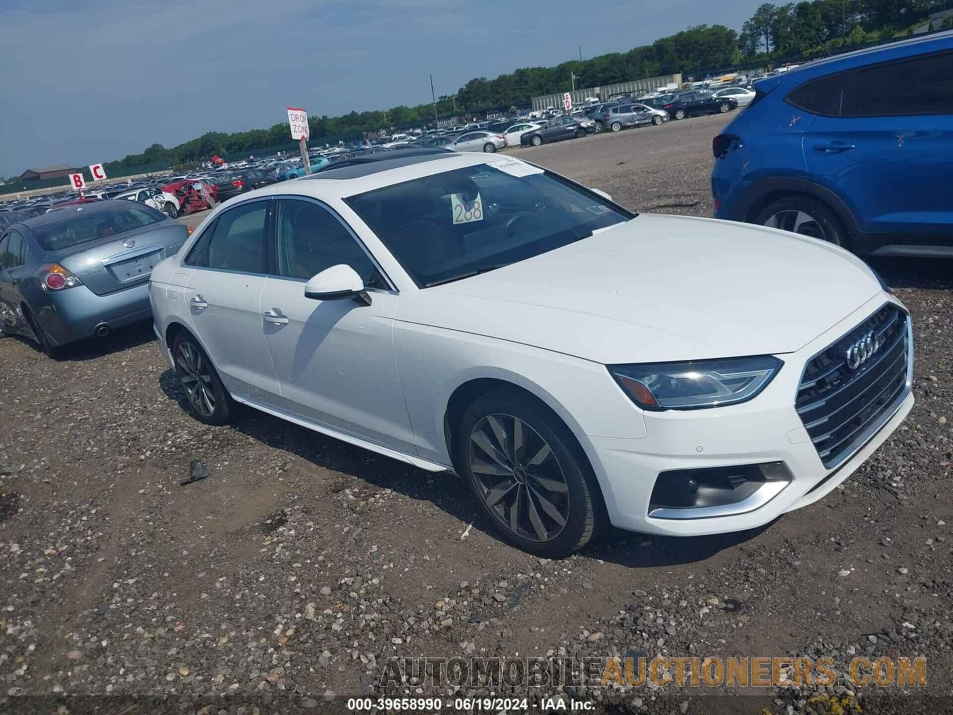 WAUABAF4XNN002781 AUDI A4 2022