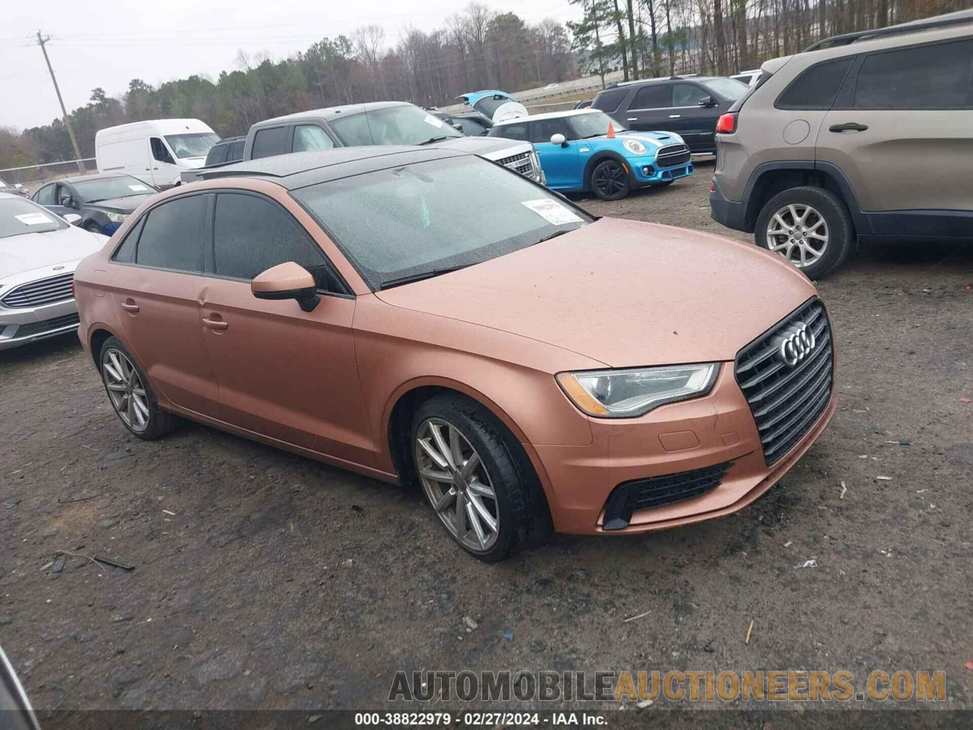 WAUACGFF9F1003592 AUDI A3 2015