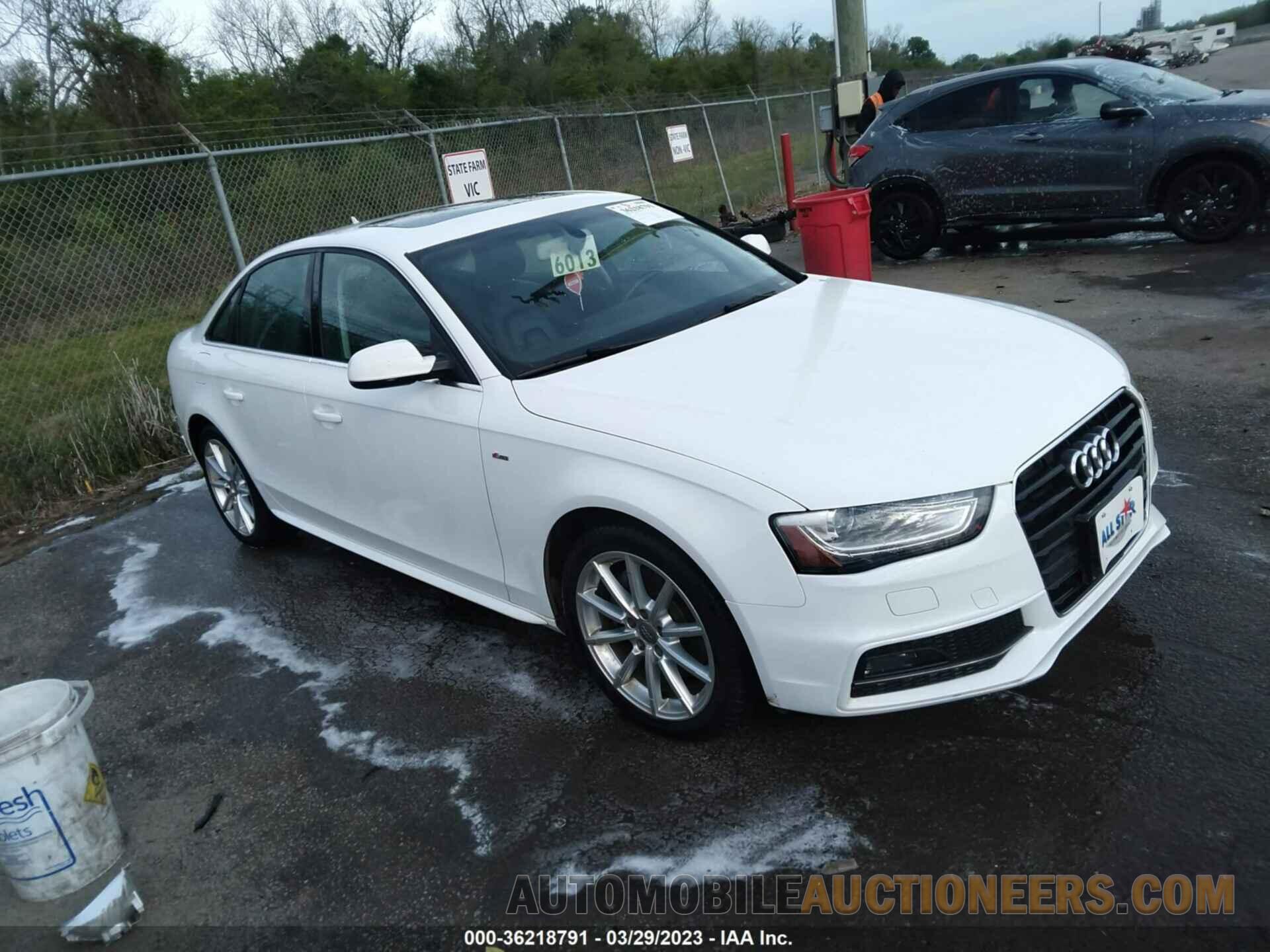 WAUAFAFL1FN026383 AUDI A4 2015