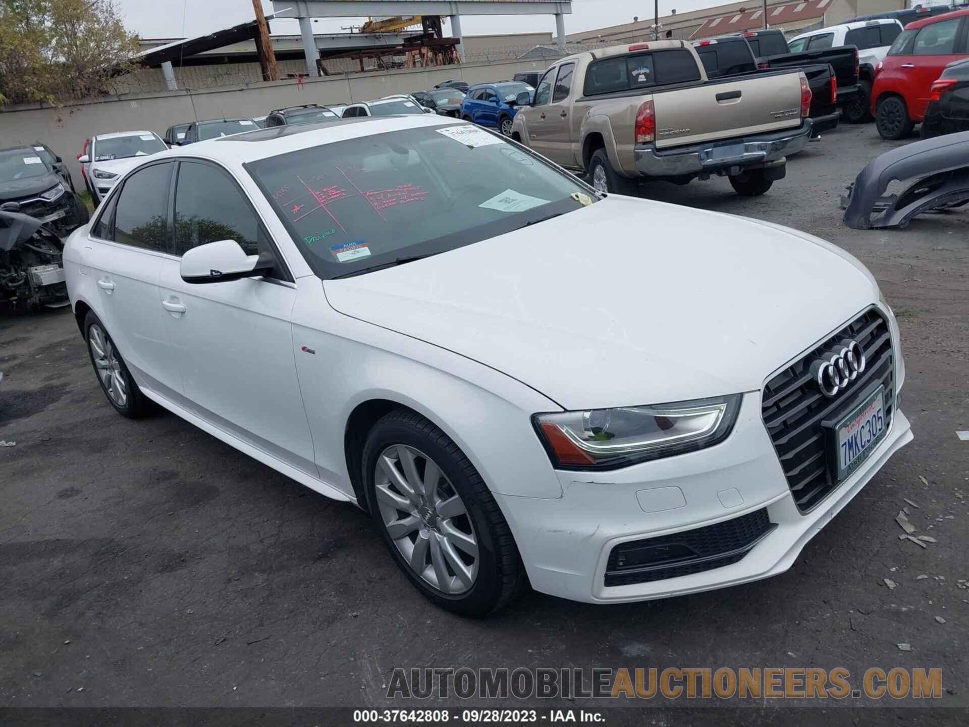 WAUAFAFL3FN023386 AUDI A4 2015