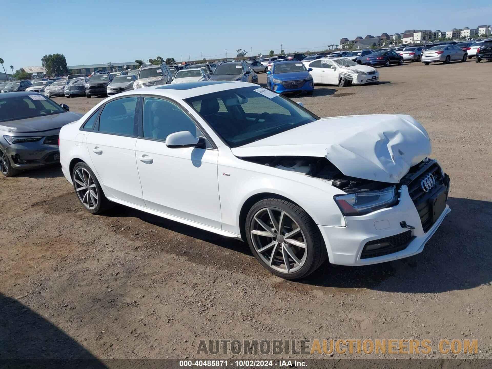 WAUAFAFL3GN014625 AUDI A4 2016