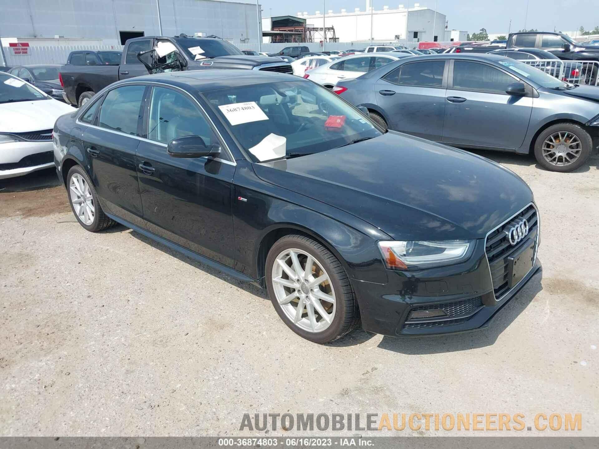 WAUAFAFL4FA076315 AUDI A4 2015