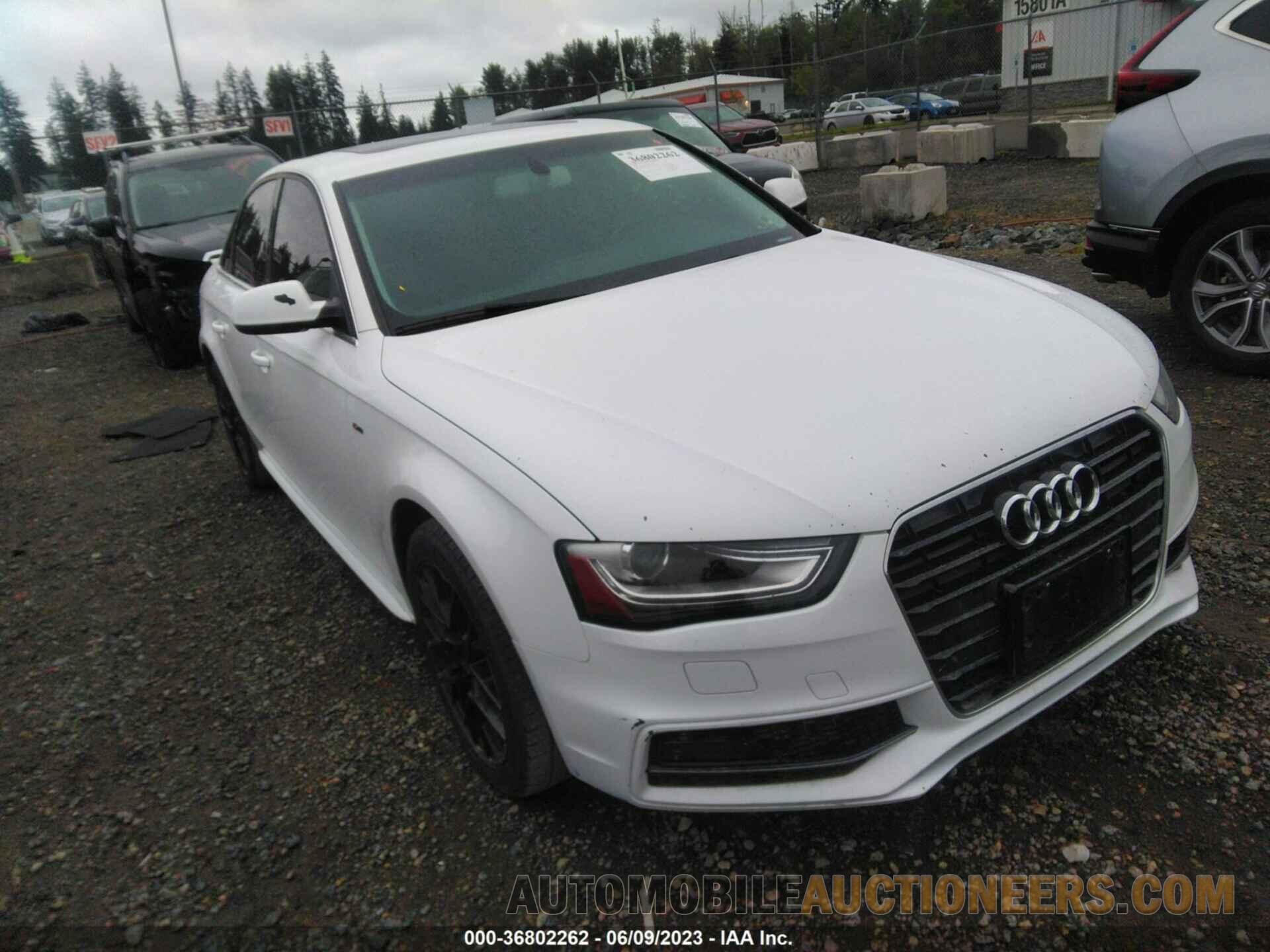 WAUAFAFL4FN022764 AUDI A4 2015