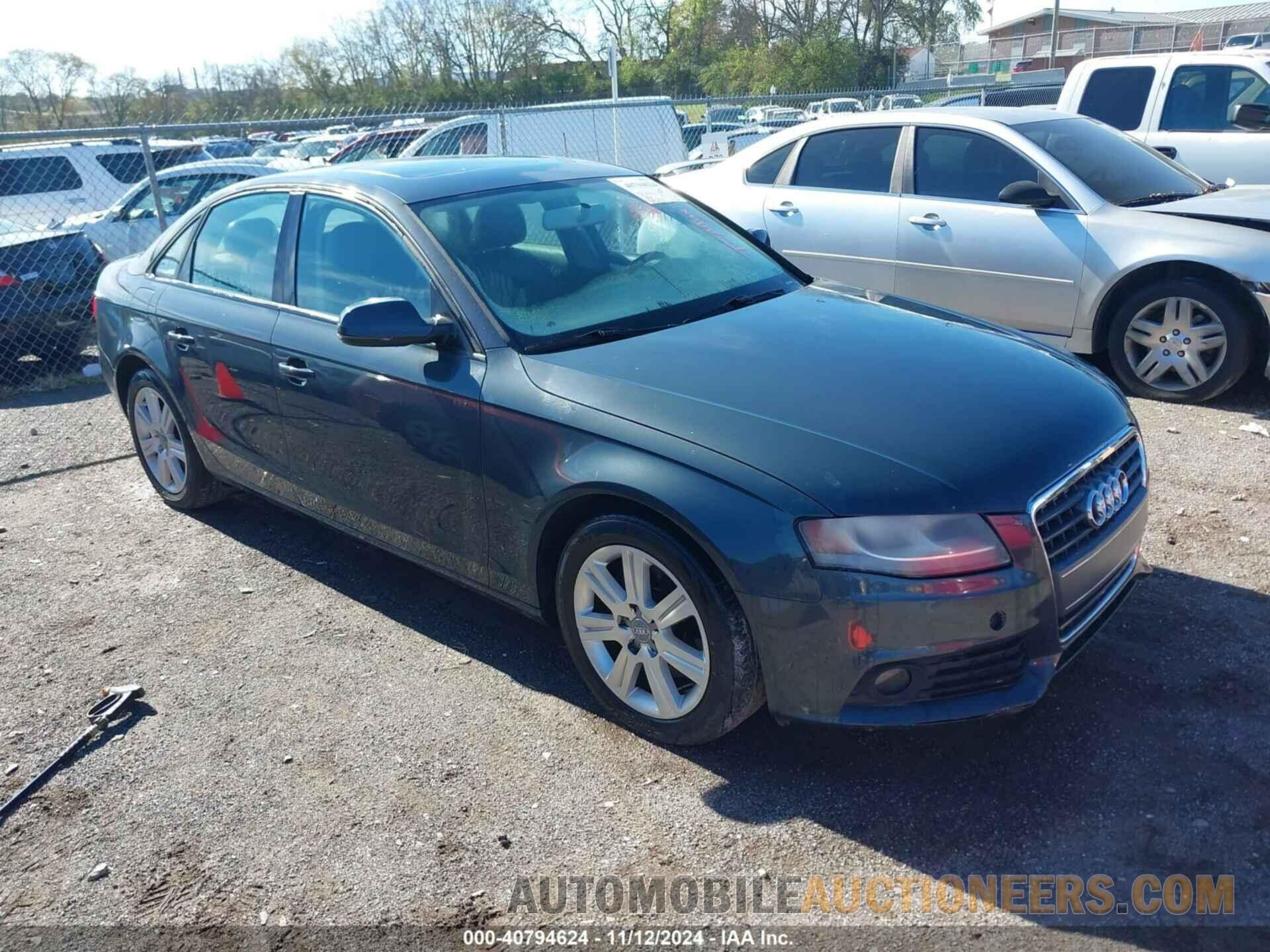 WAUAFAFL9BN038680 AUDI A4 2011