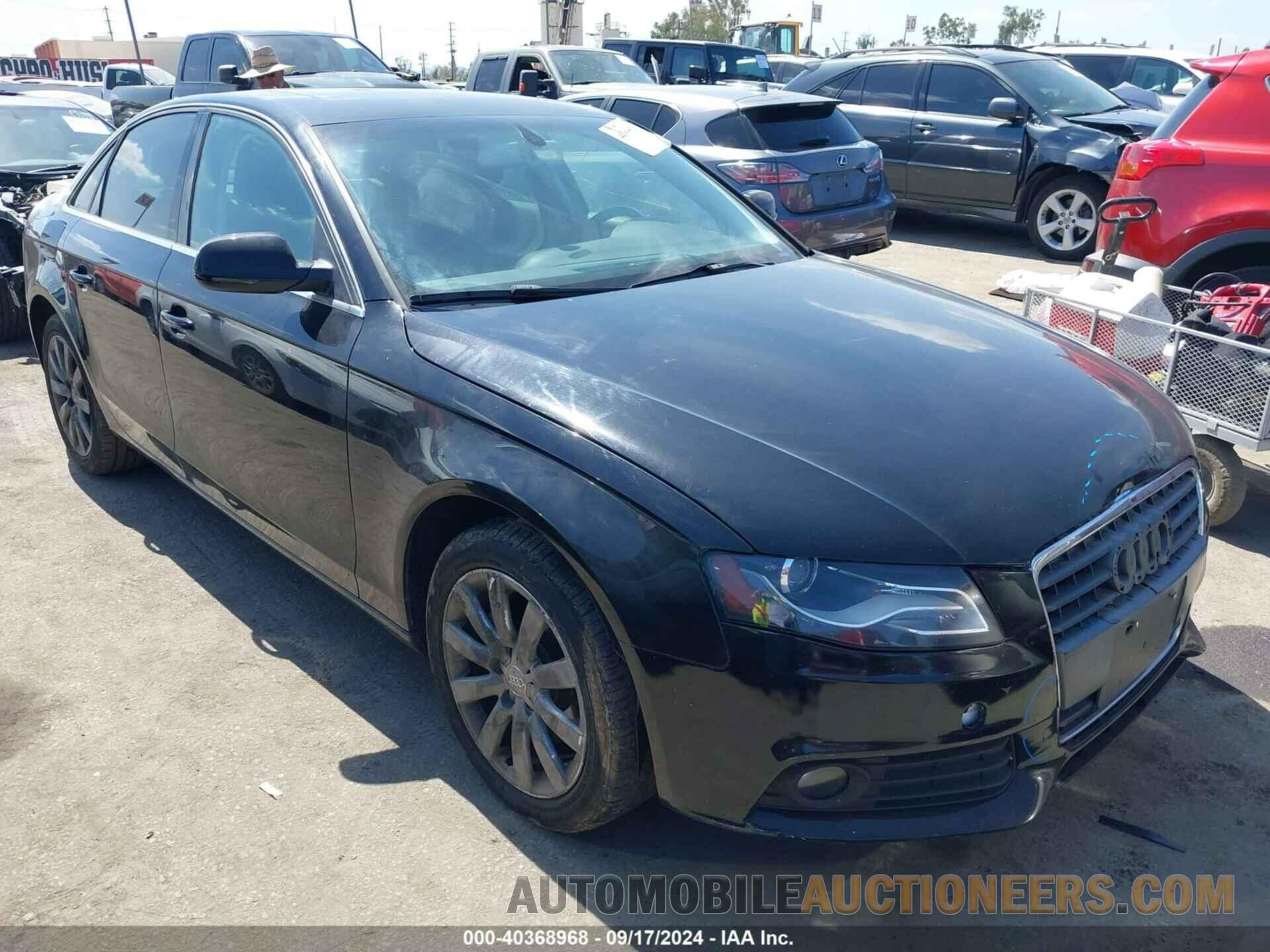 WAUAFAFL9CN011609 AUDI A4 2012