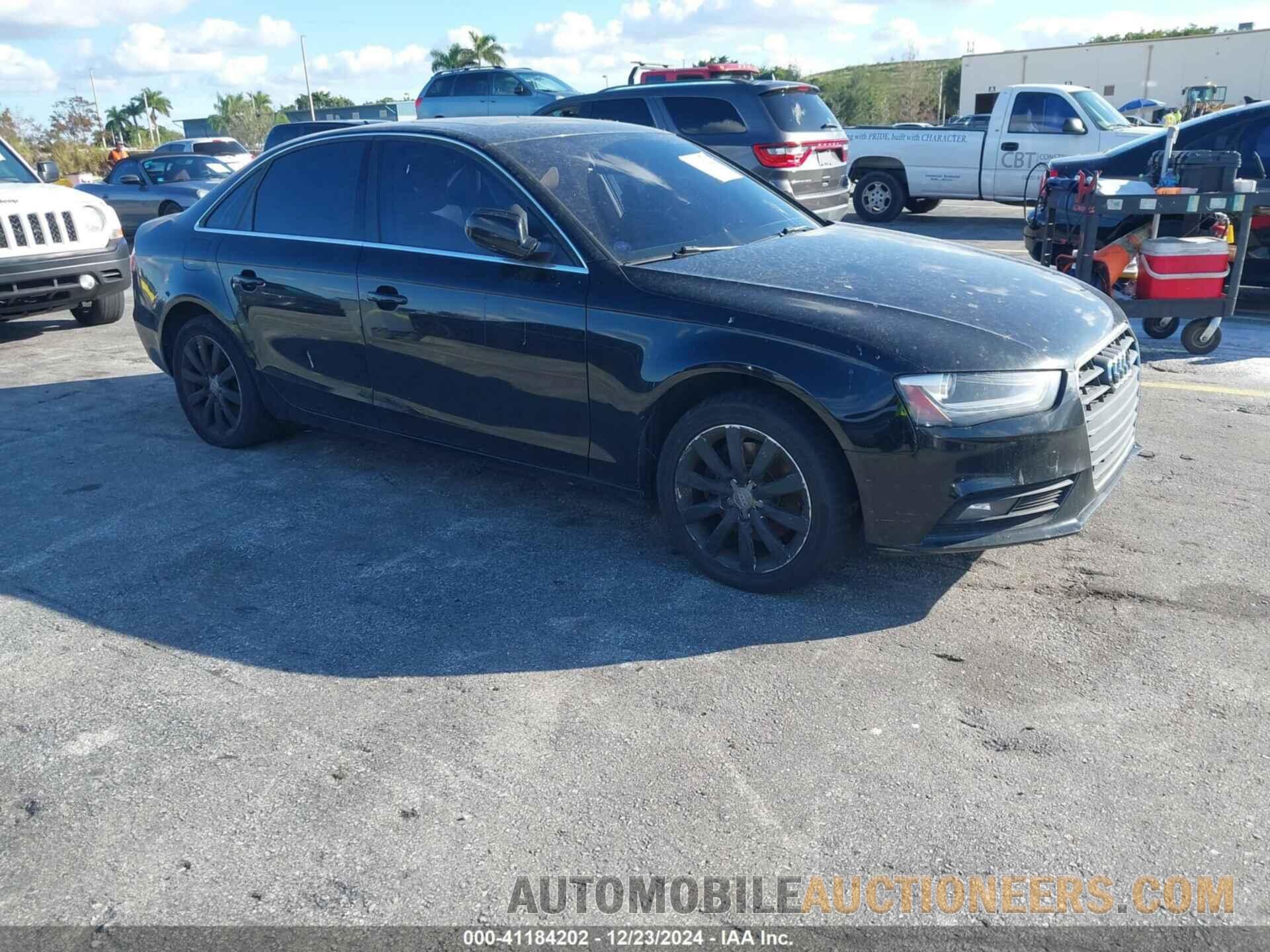 WAUAFAFLXDN029652 AUDI A4 2013