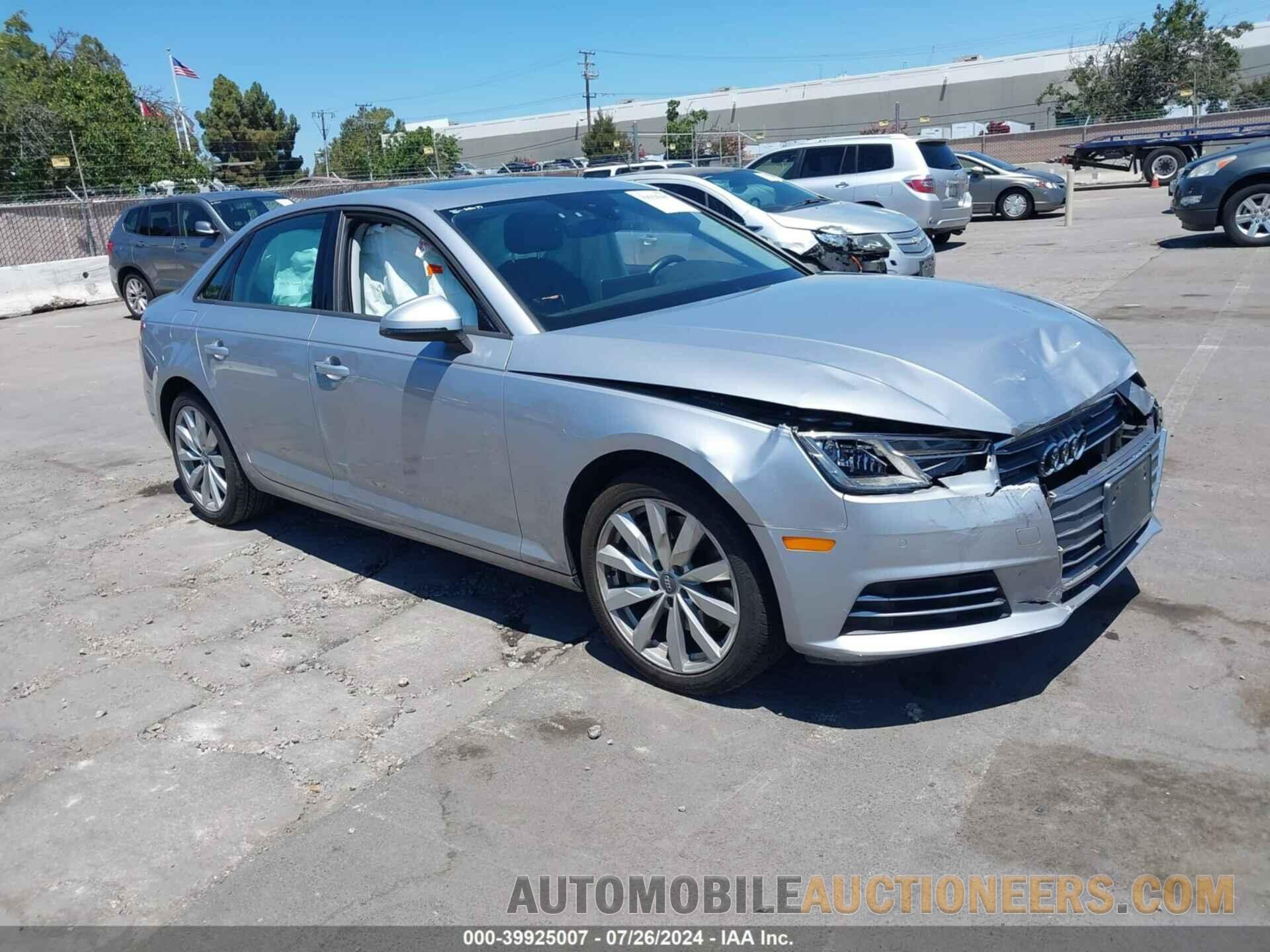 WAUANAF40HN001280 AUDI A4 2017