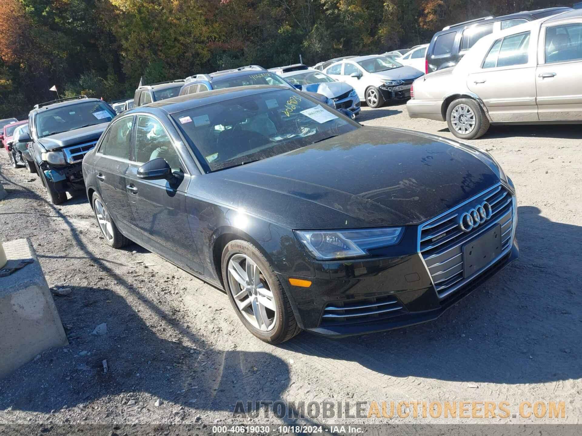 WAUANAF40HN071183 AUDI A4 2017