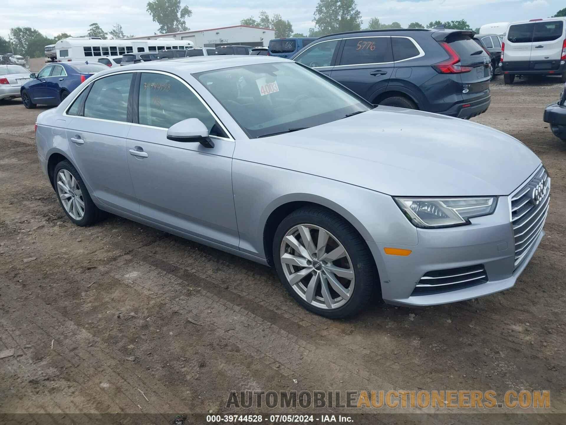 WAUANAF42HN019957 AUDI A4 2017