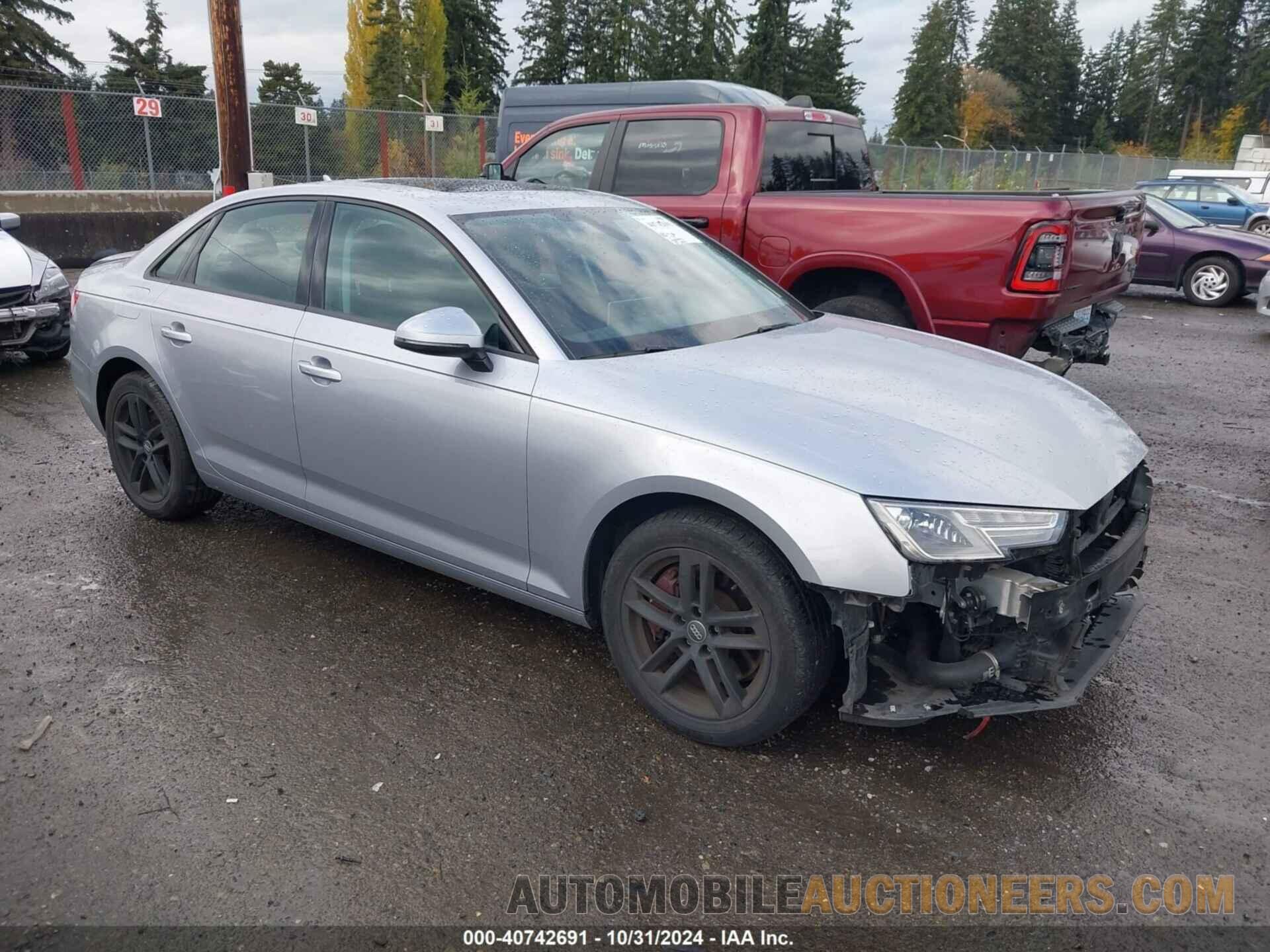 WAUANAF42HN026777 AUDI A4 2017