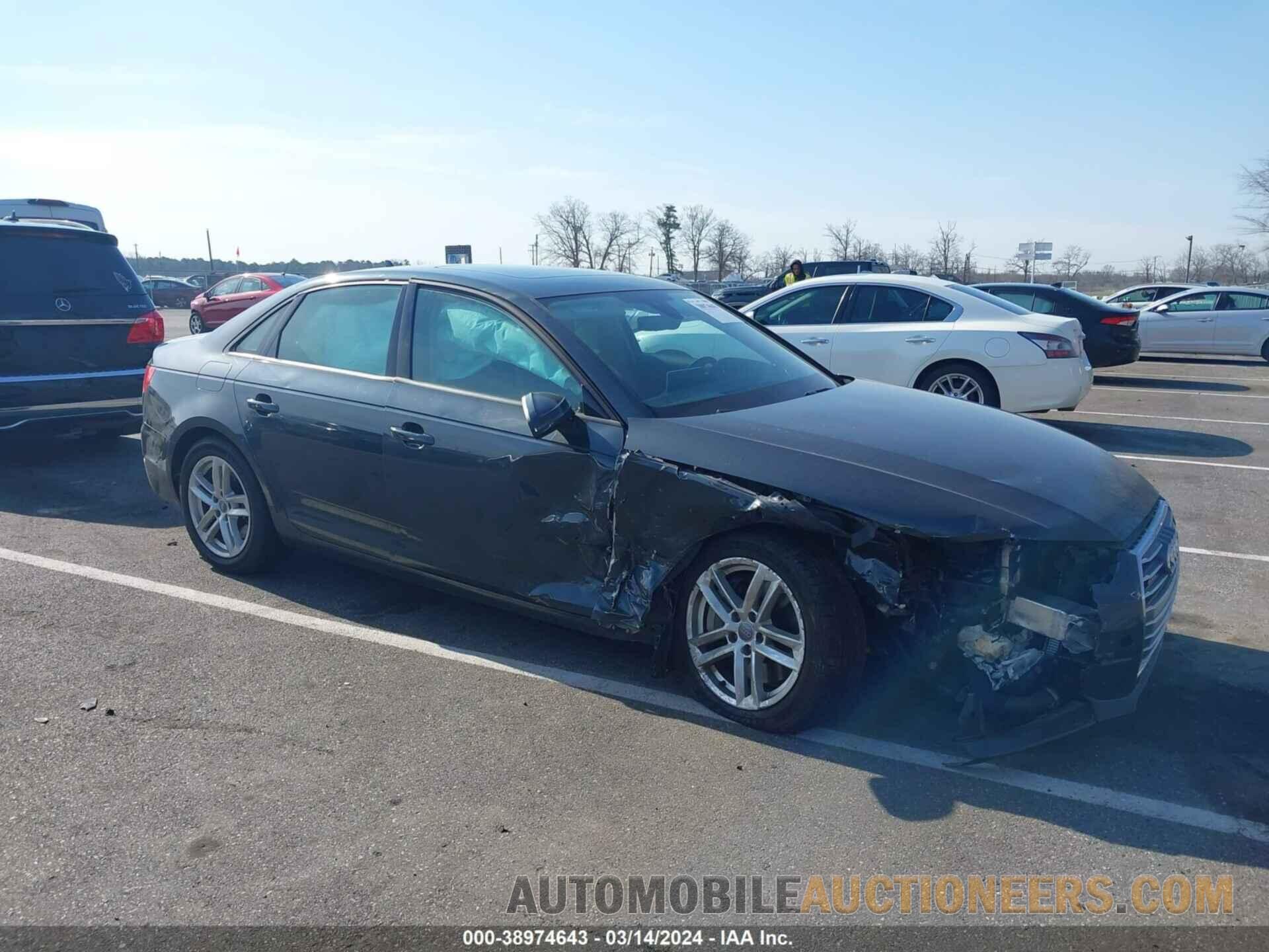 WAUANAF43HN066835 AUDI A4 2017