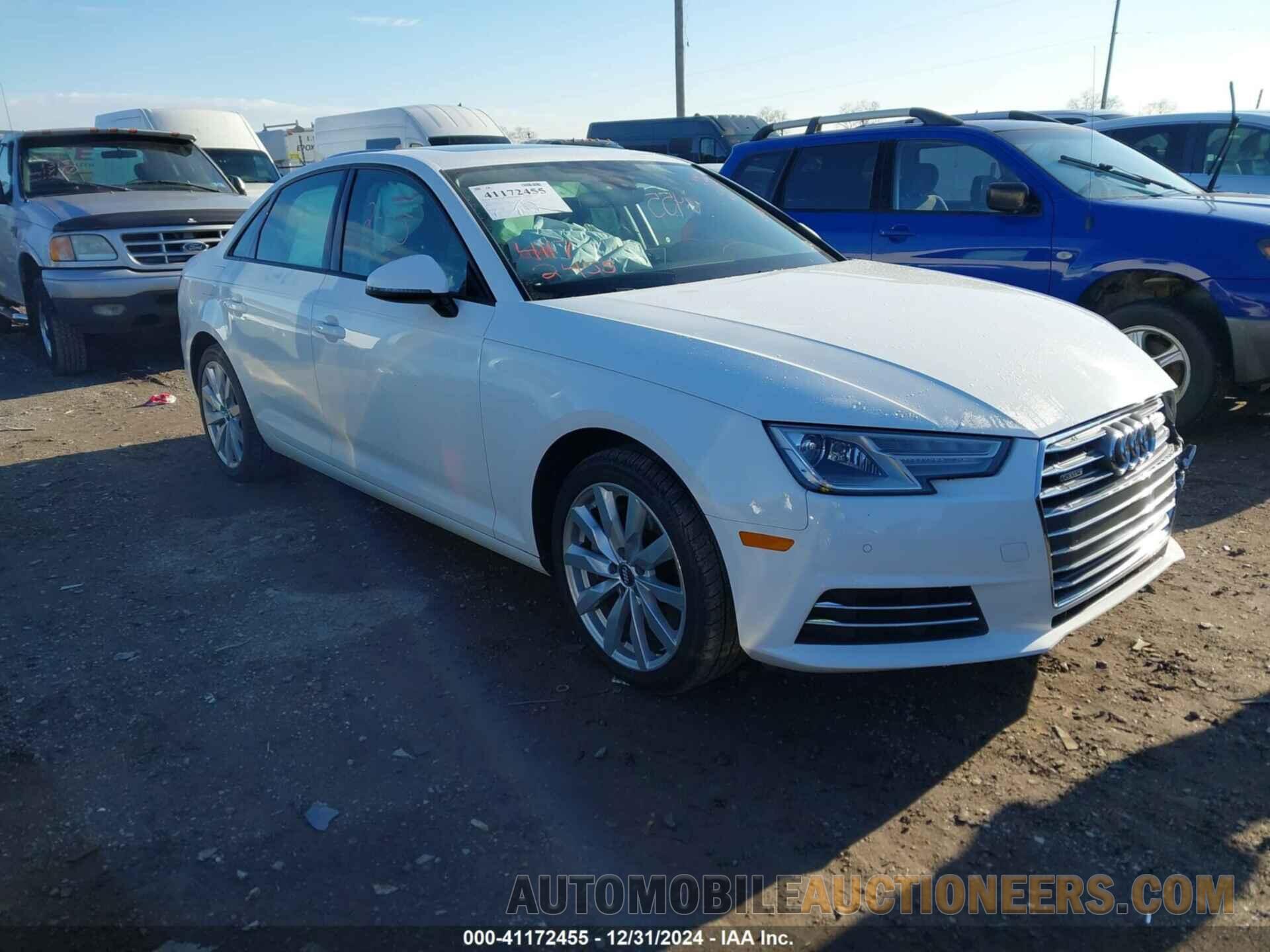 WAUANAF44HN007373 AUDI A4 2017