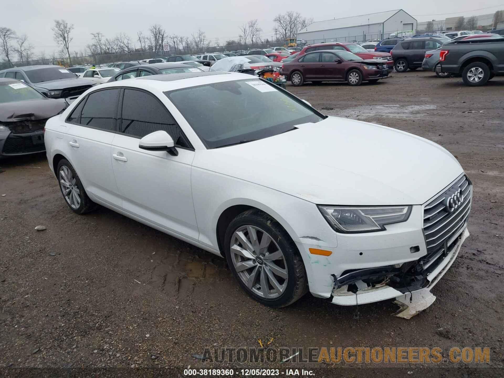 WAUANAF44HN011164 AUDI A4 2017