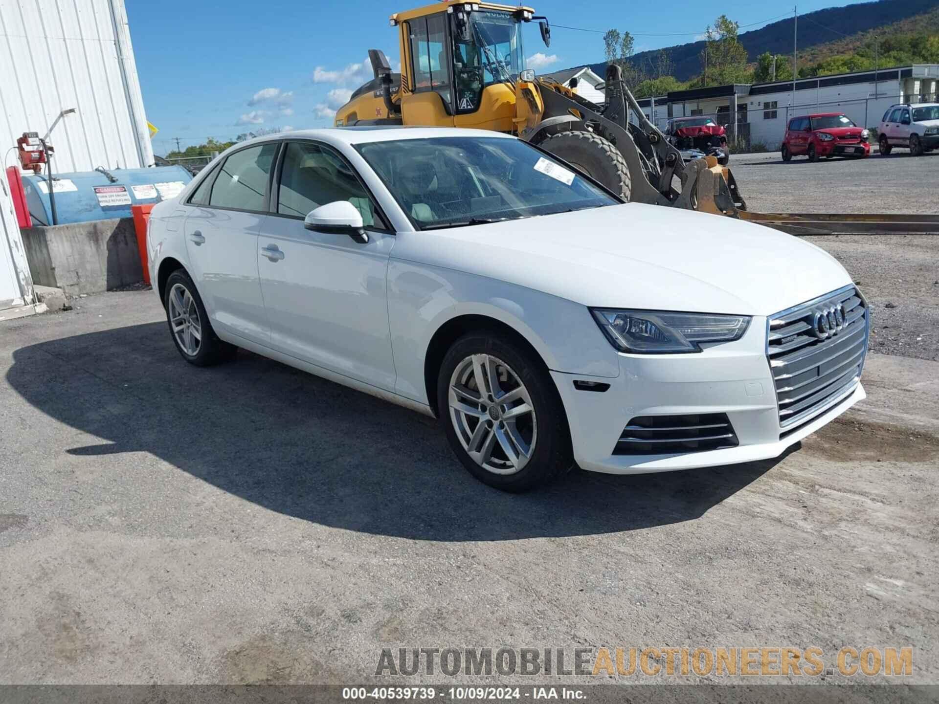 WAUANAF44HN053916 AUDI A4 2017