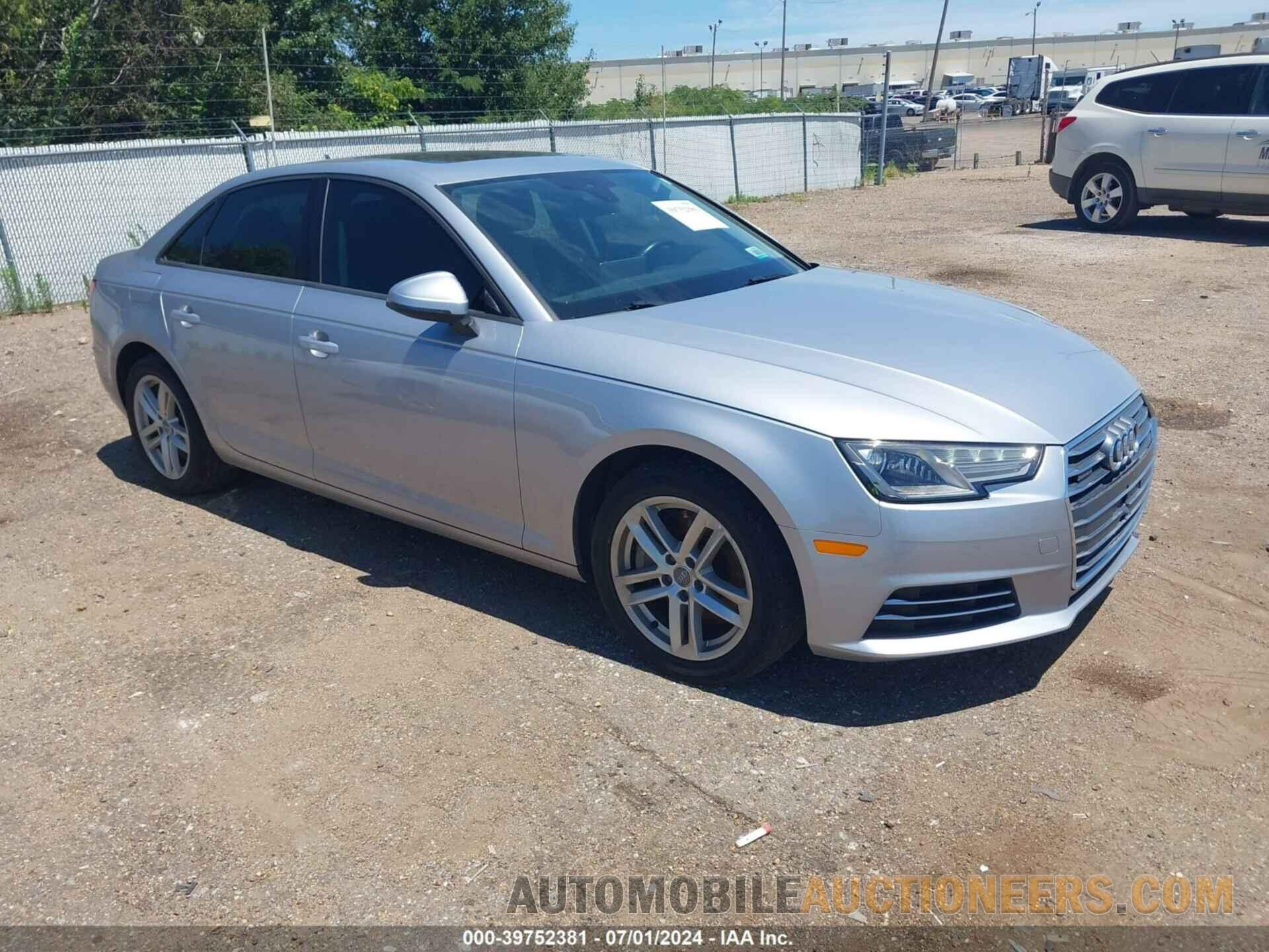 WAUANAF45HN027339 AUDI A4 2017