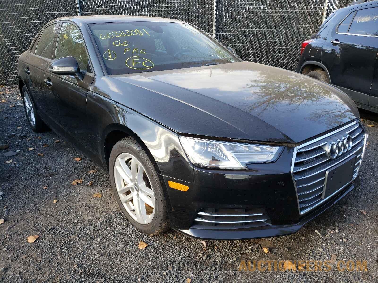 WAUANAF46HN022666 AUDI A4 2017