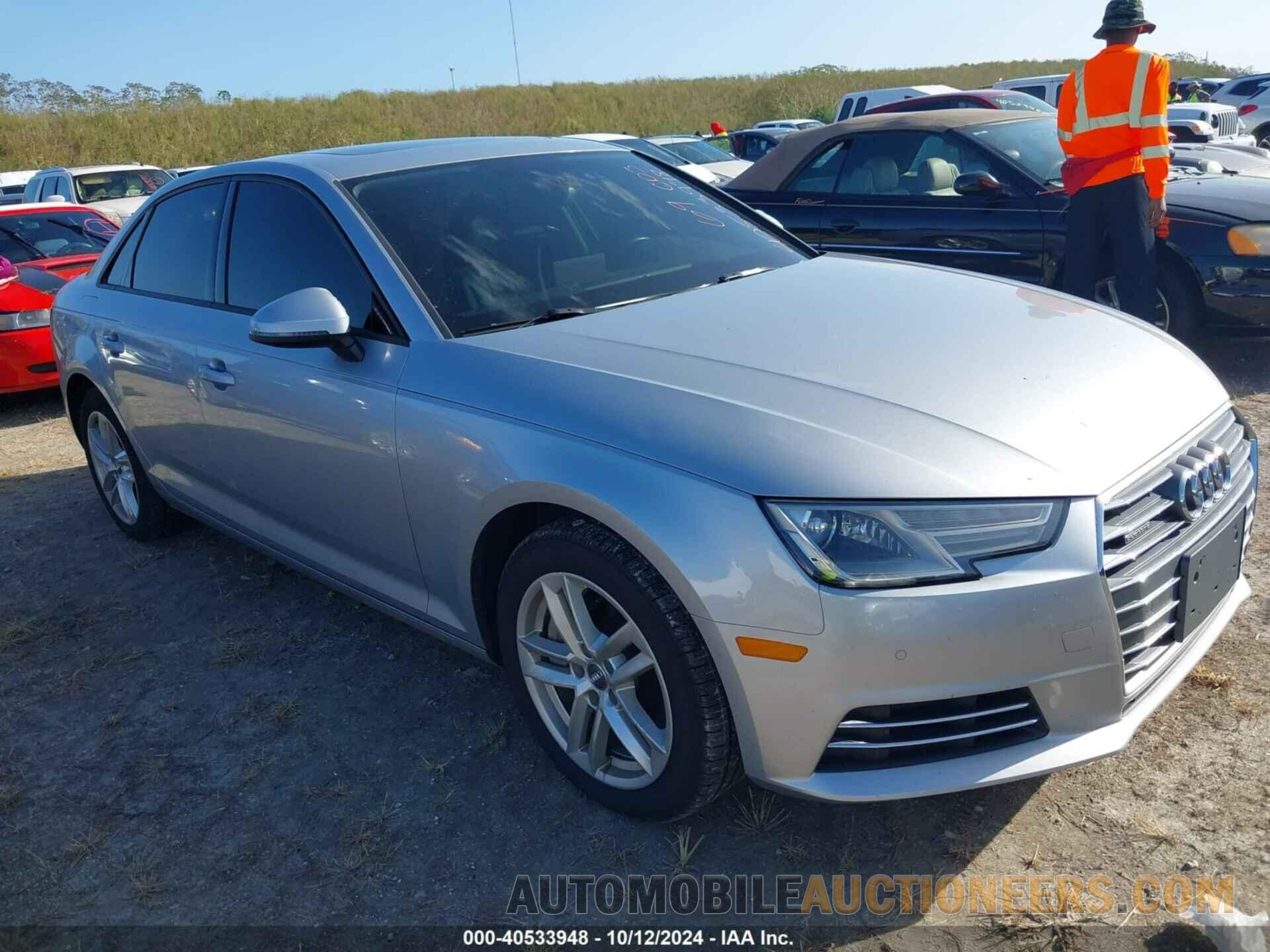 WAUANAF47HN014737 AUDI A4 2017