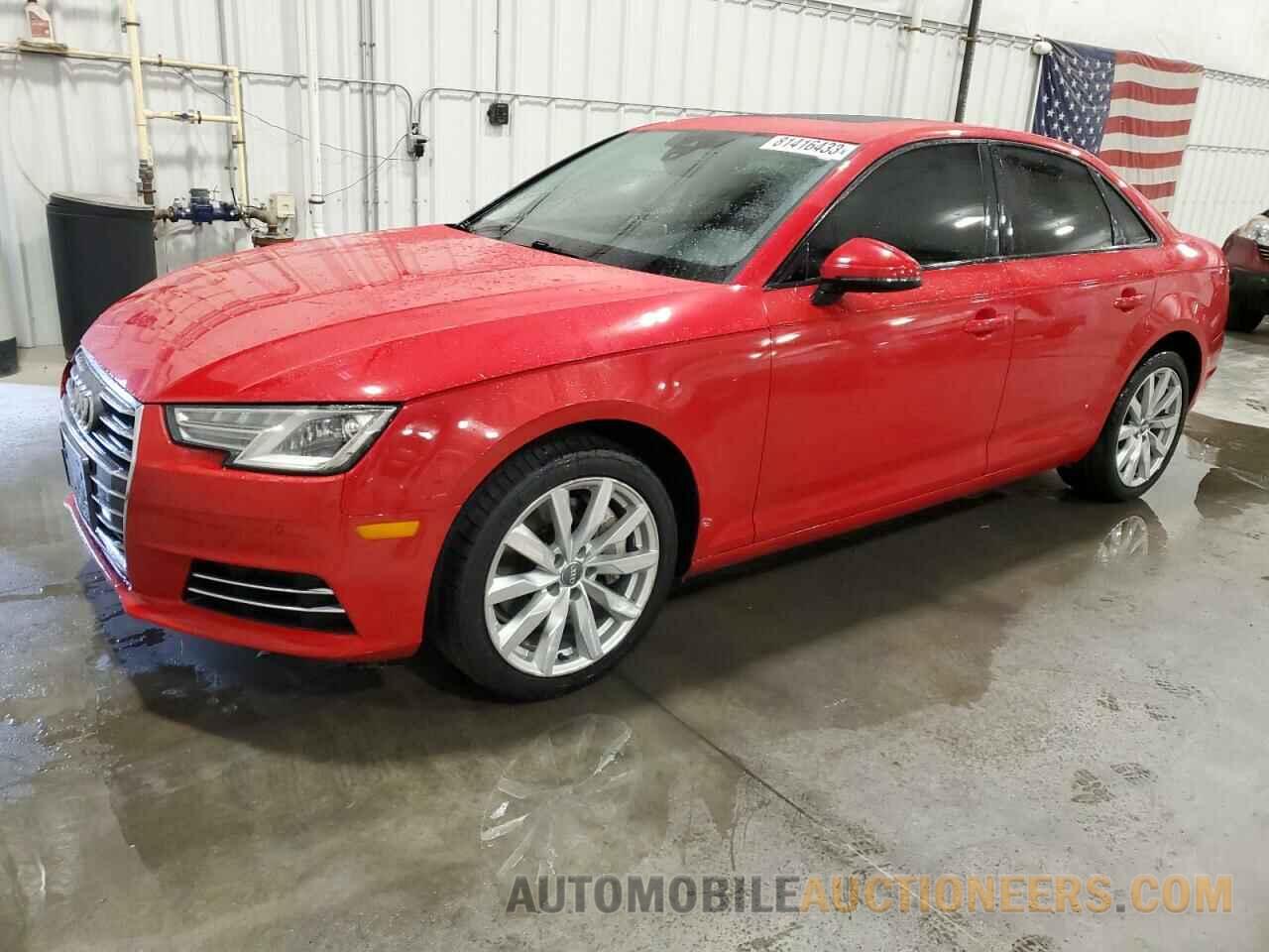 WAUANAF48HN014696 AUDI A4 2017