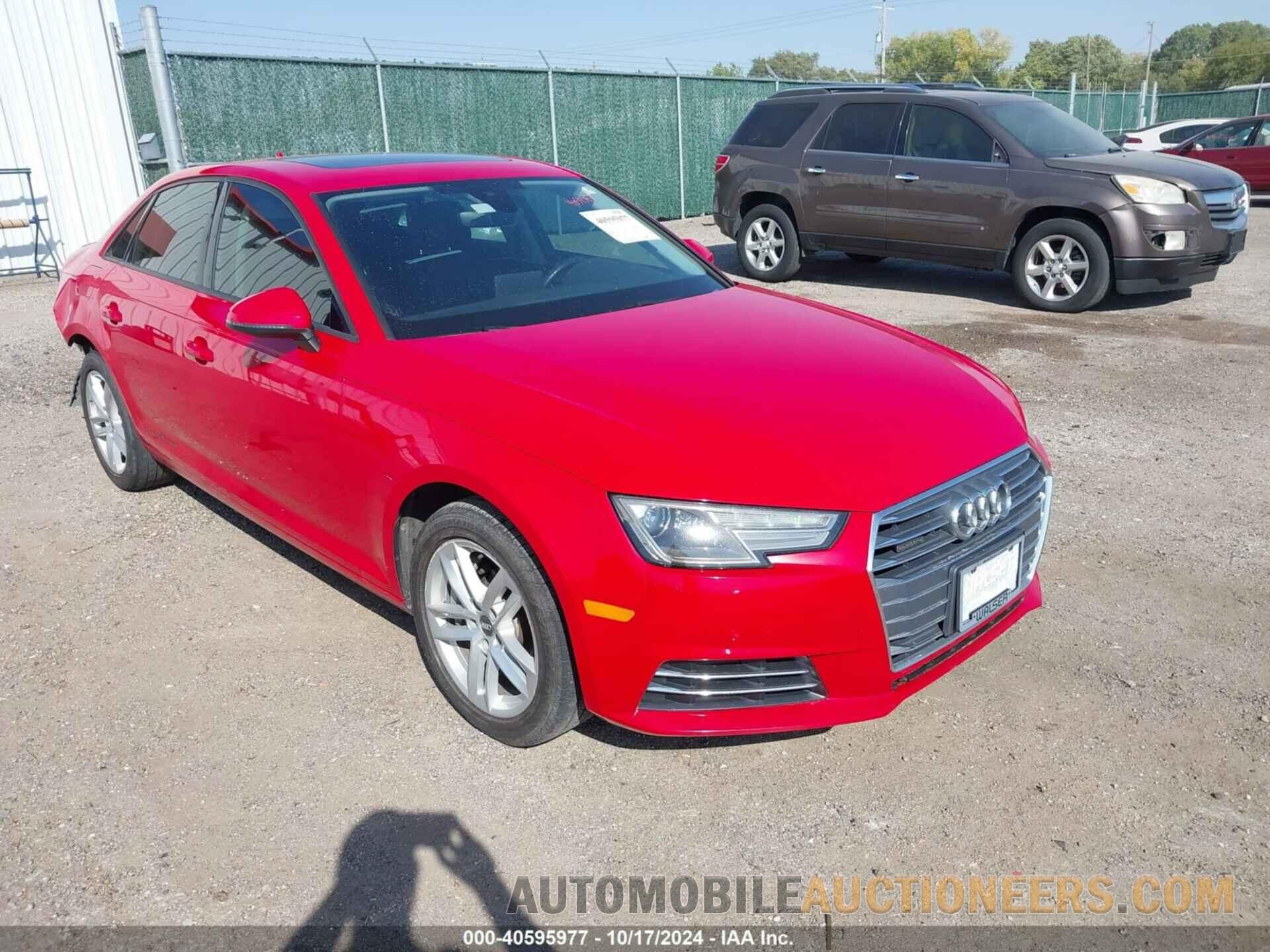 WAUANAF48HN034771 AUDI A4 2017