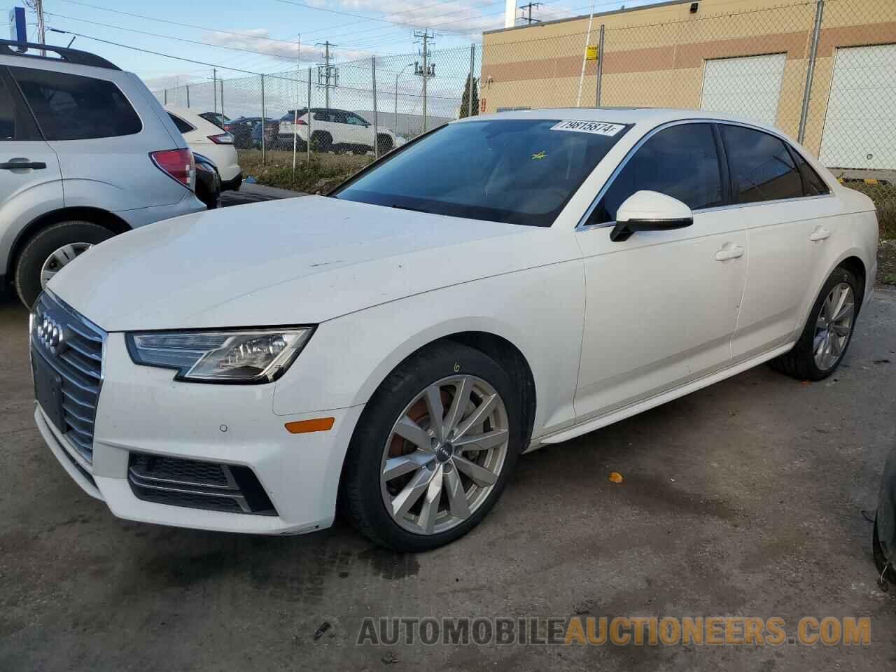 WAUANAF49JA219411 AUDI A4 2018