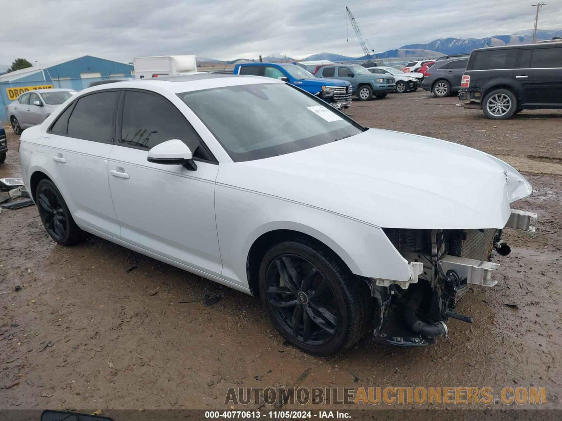 WAUANAF4XHN035744 AUDI A4 2017