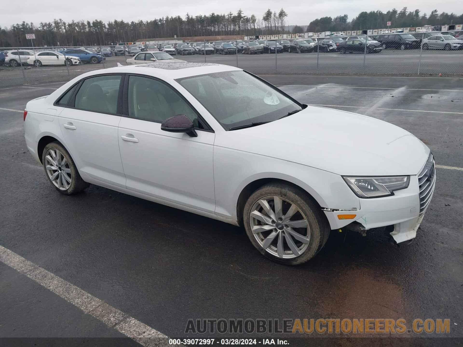 WAUANAF4XHN047070 AUDI A4 2017