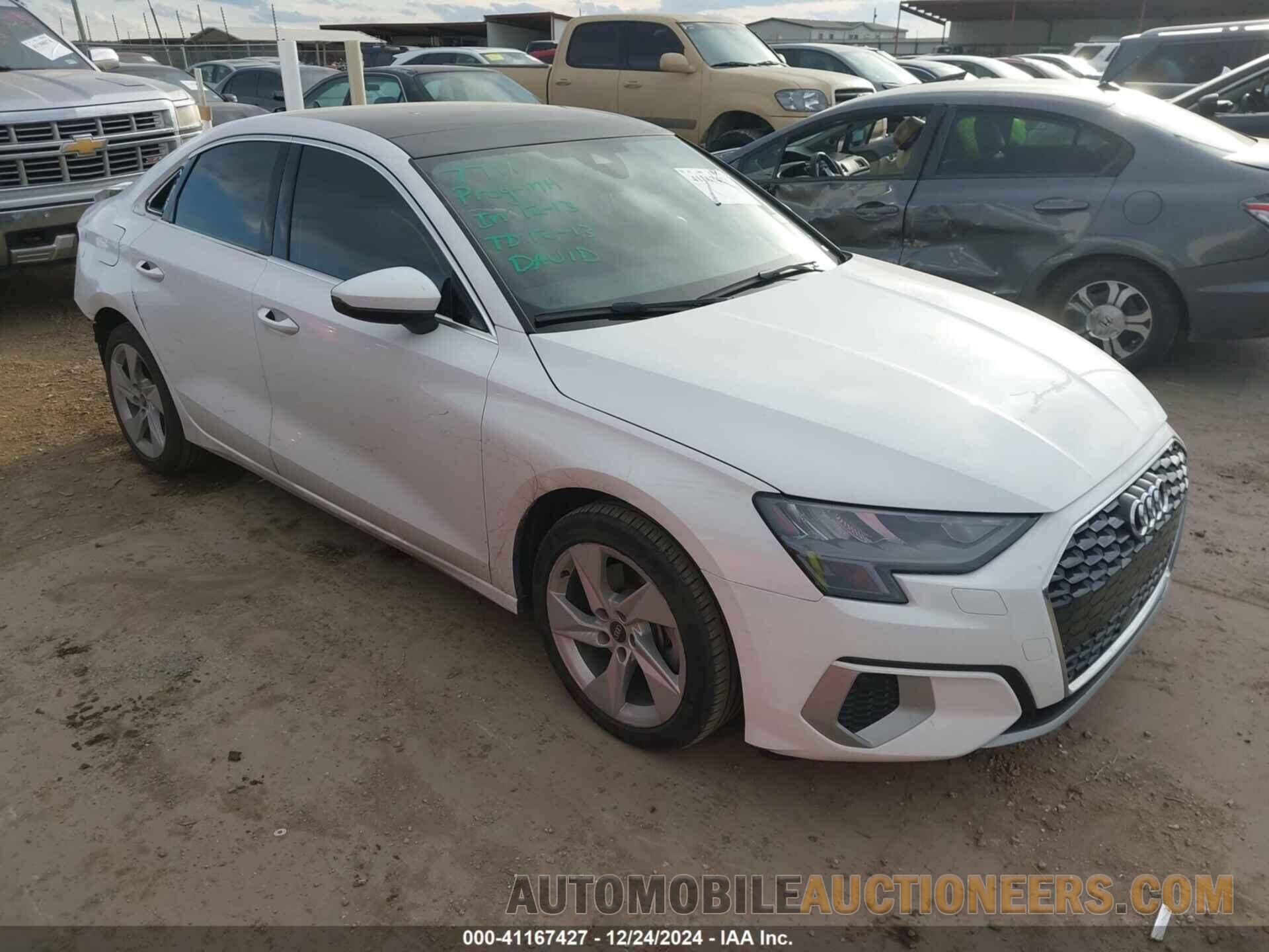 WAUAUDGY1NA047256 AUDI A3 2022