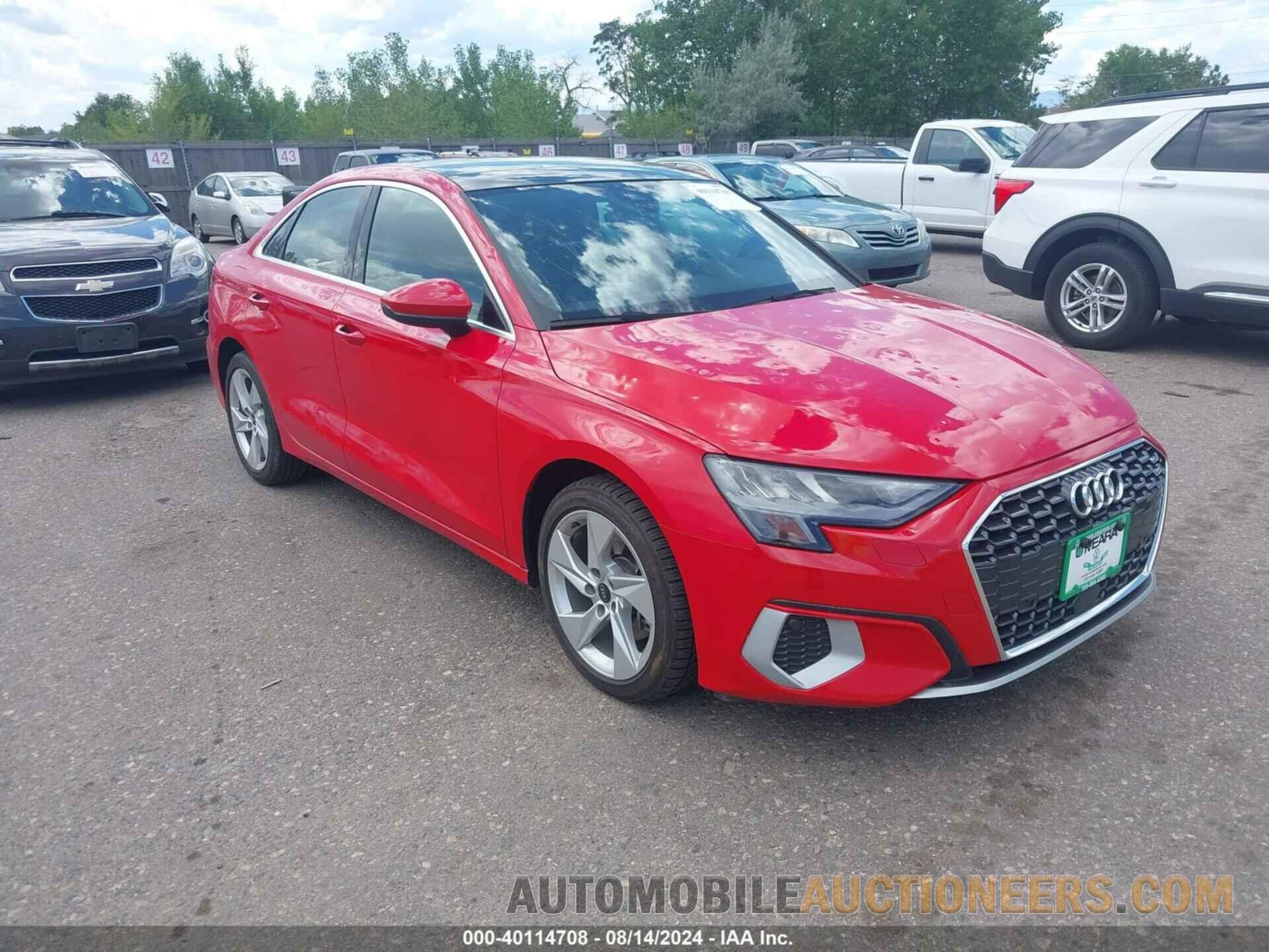 WAUAUDGY8NA038487 AUDI A3 2022