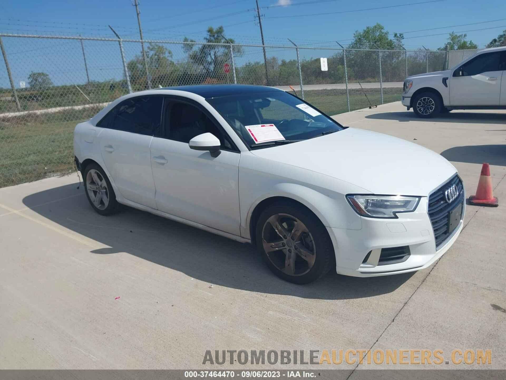 WAUAUGFF2H1027345 AUDI A3 SEDAN 2017