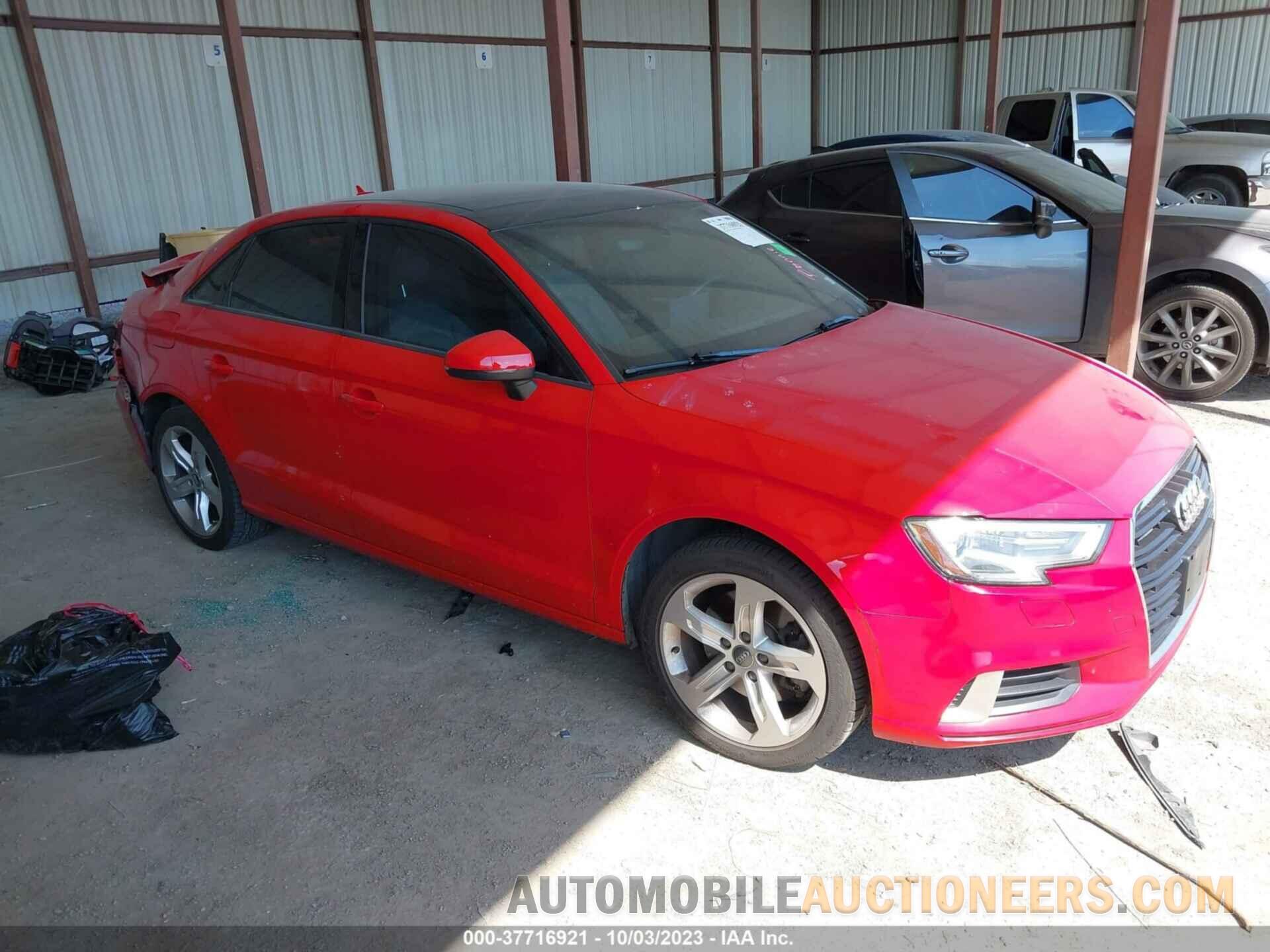 WAUAUGFF3H1048687 AUDI A3 SEDAN 2017