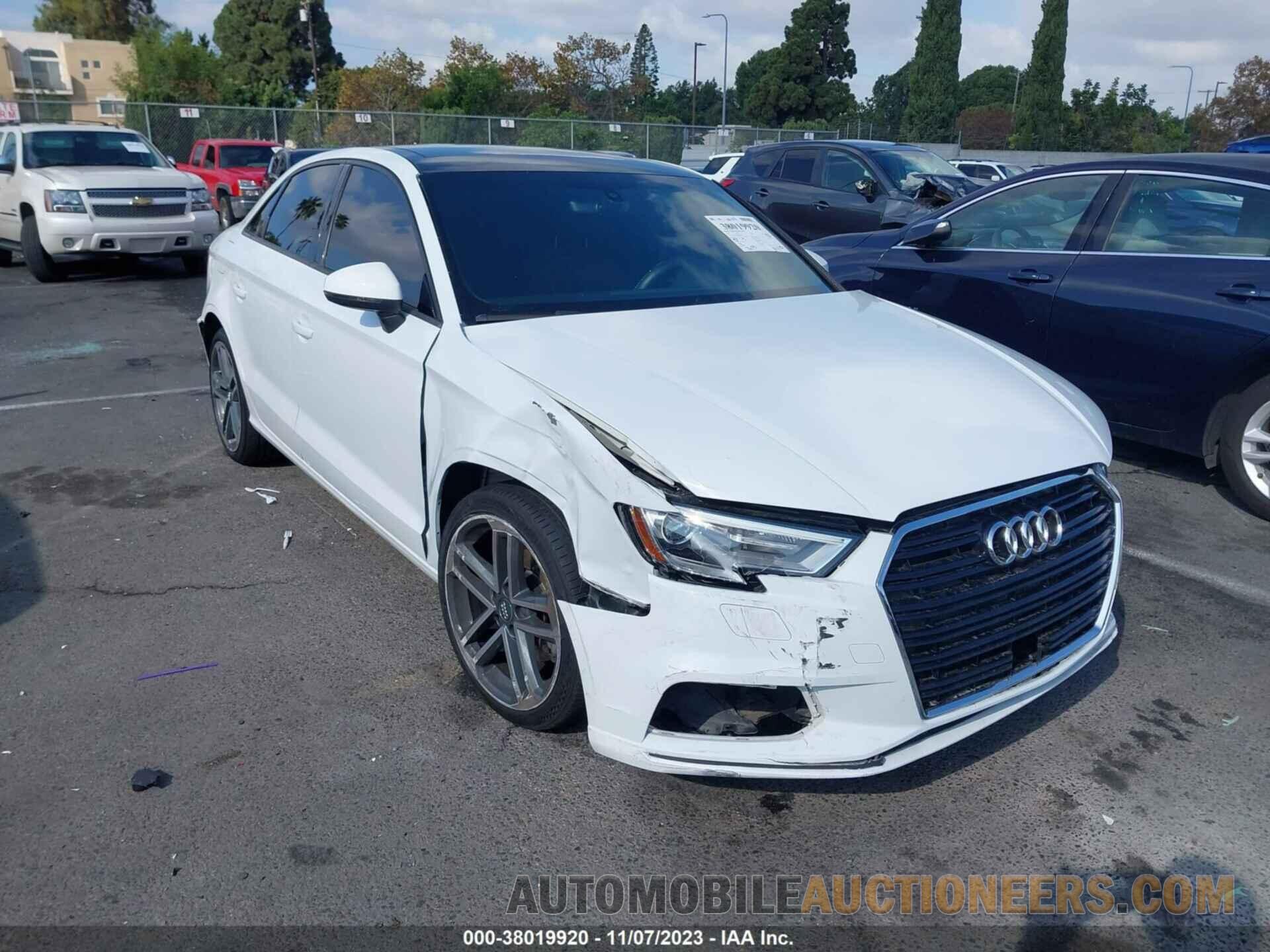 WAUAUGFF3J1016599 AUDI A3 2018