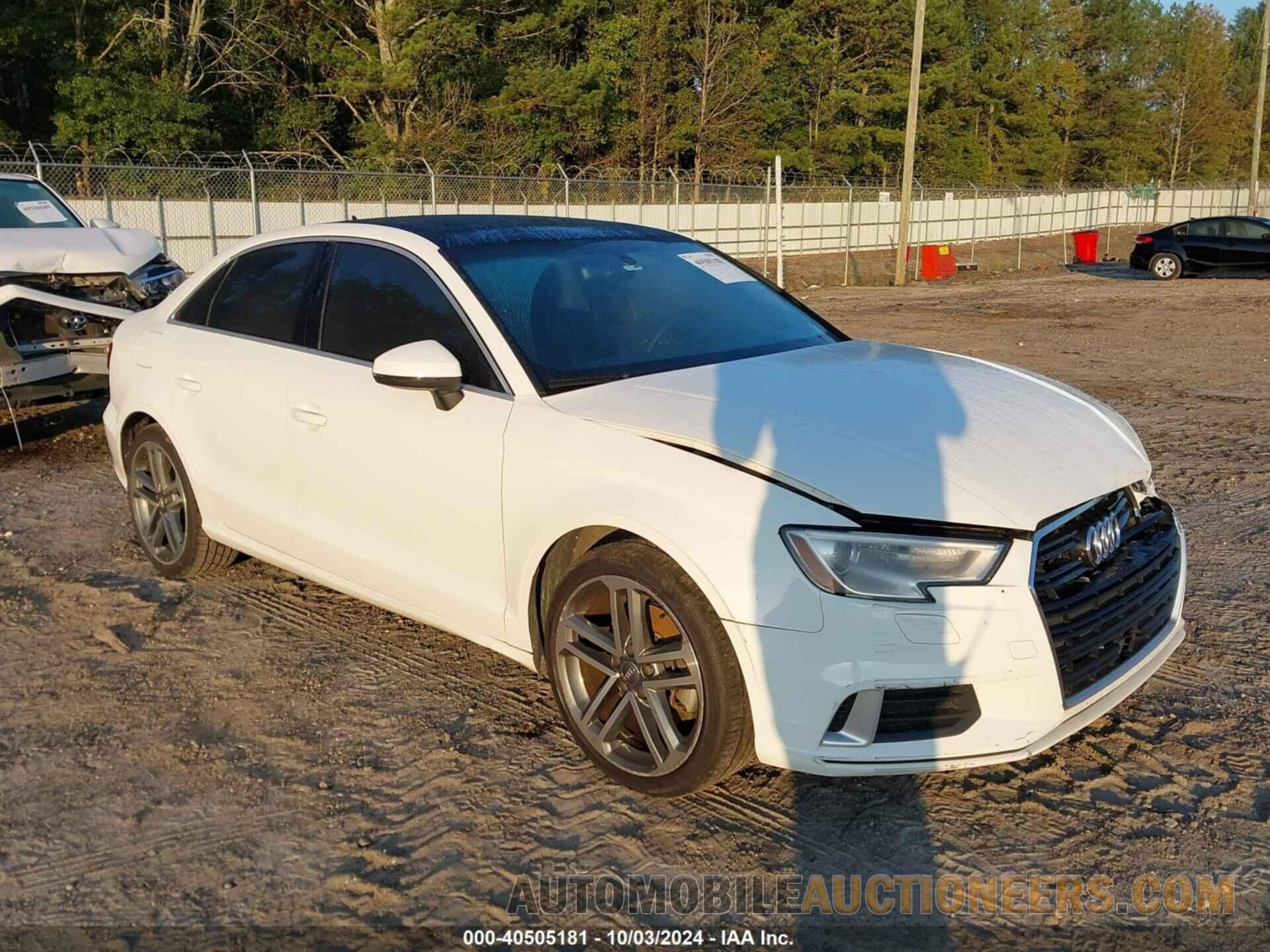 WAUAUGFF4K1012885 AUDI A3 2019