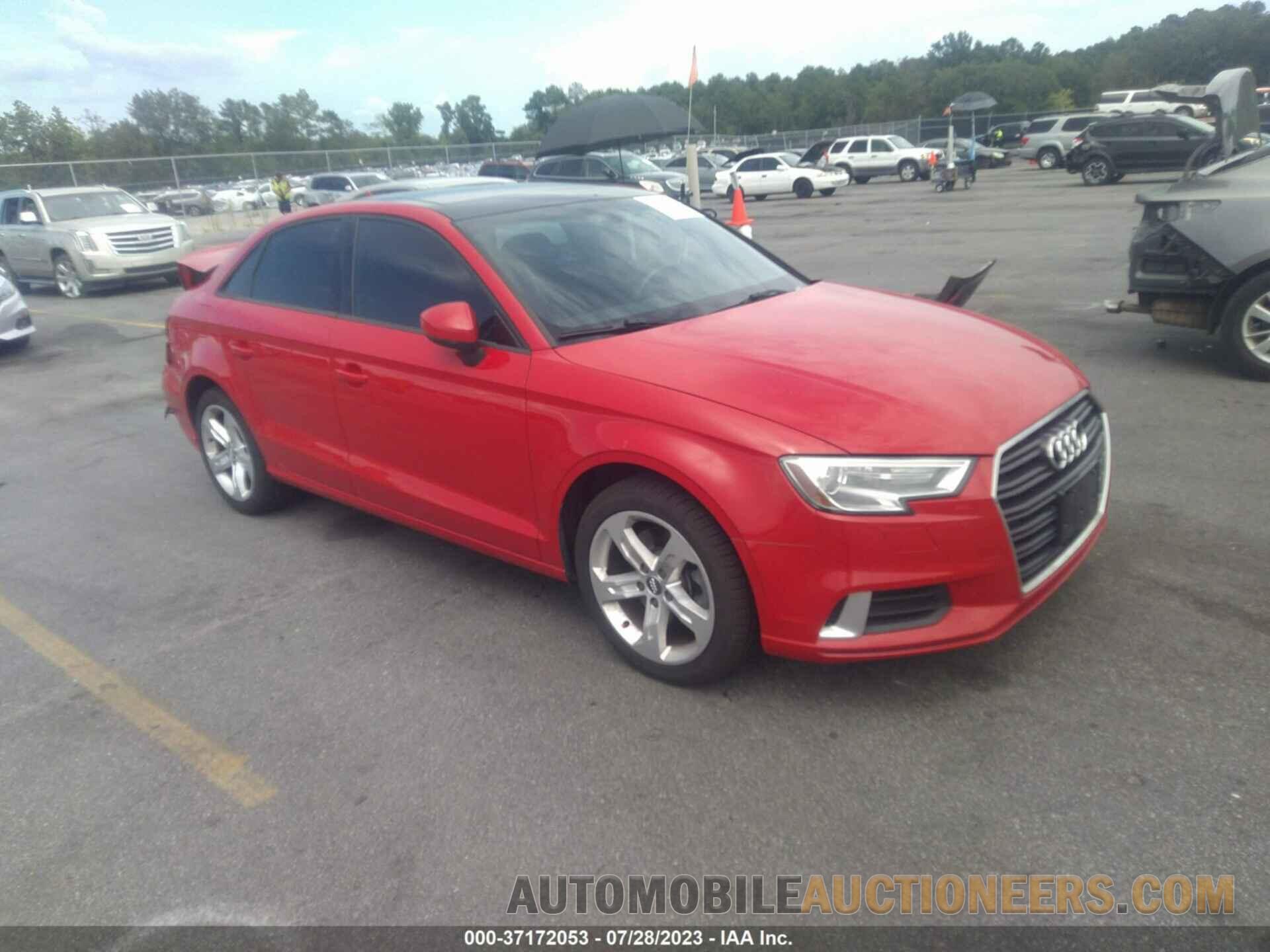 WAUAUGFF6H1039692 AUDI A3 SEDAN 2017