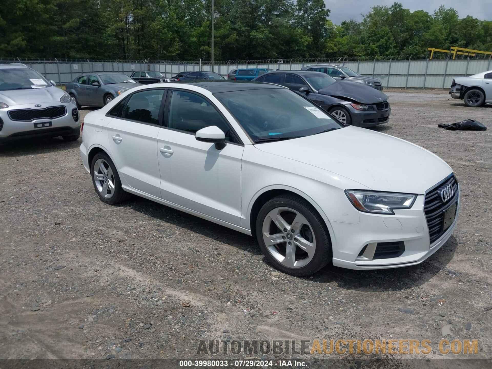 WAUAUGFF6J1008772 AUDI A3 2018