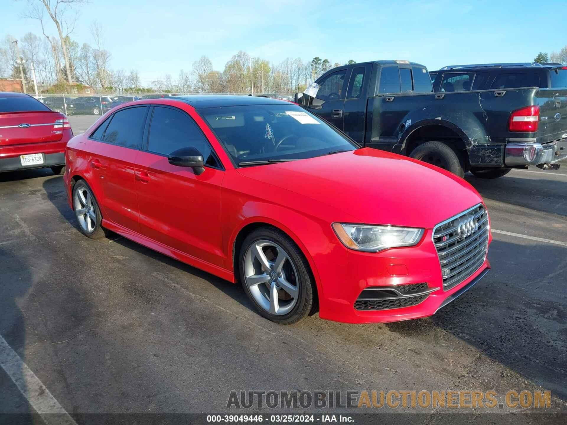 WAUB1GFF3G1026829 AUDI S3 2016