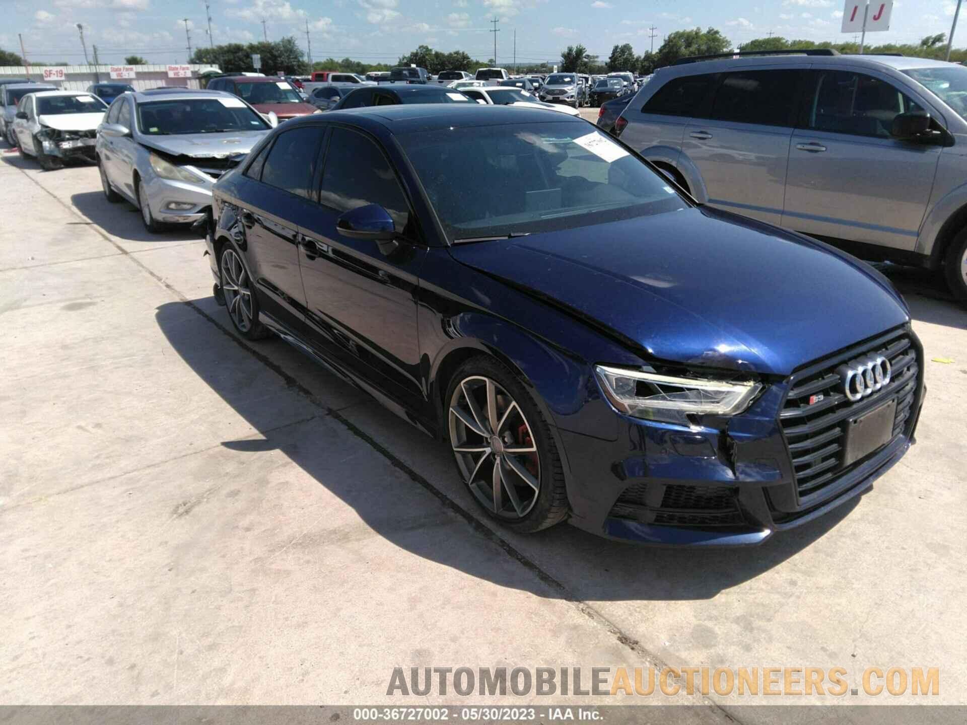 WAUB1GFF6J1002483 AUDI S3 2018