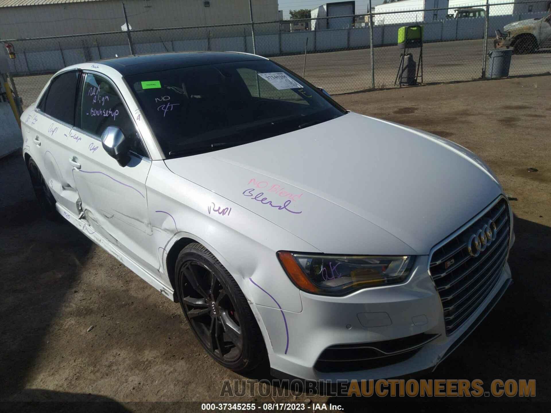 WAUB1GFF9G1027399 AUDI S3 2016