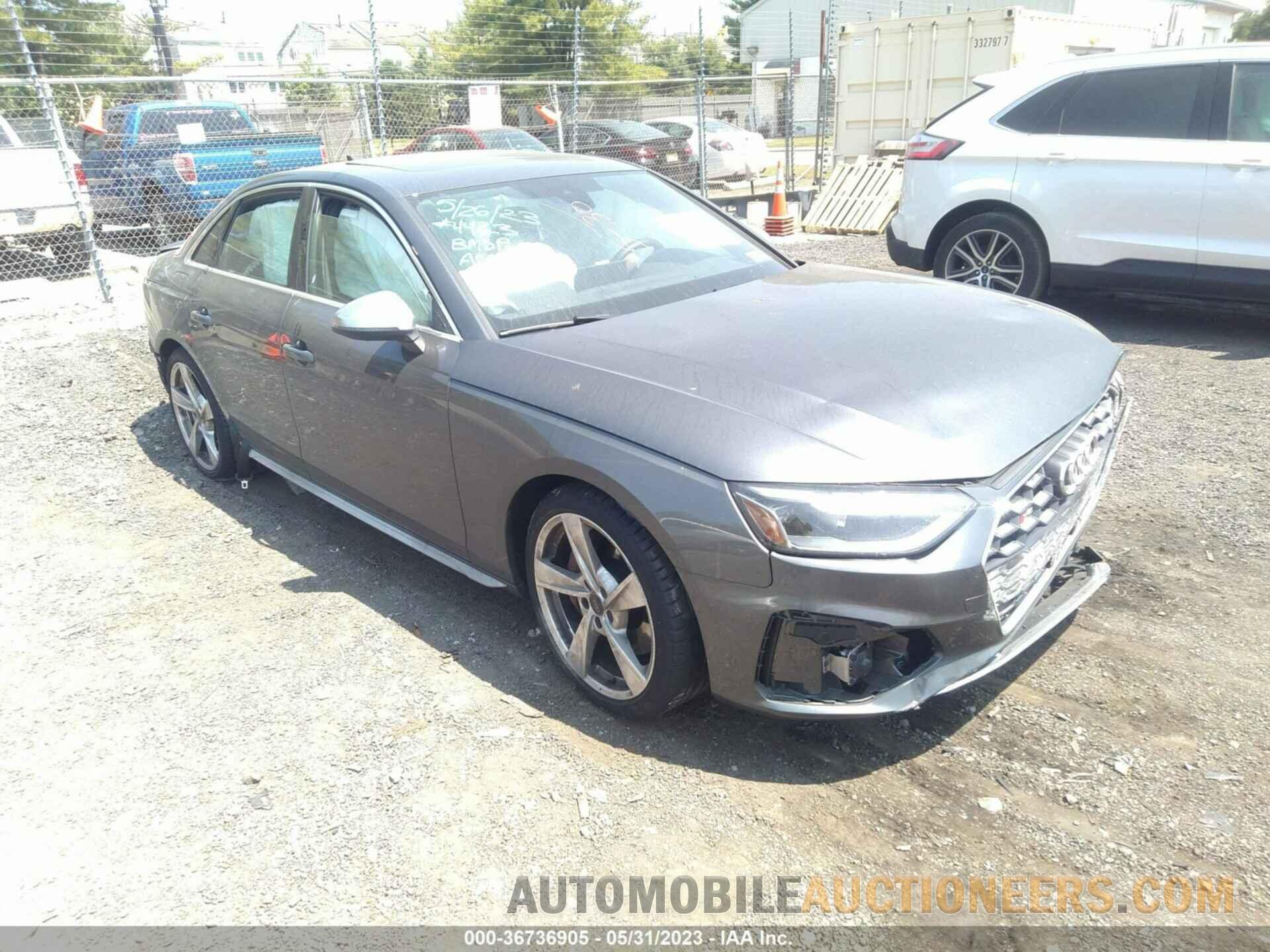 WAUB4AF45NA046886 AUDI S4 2022