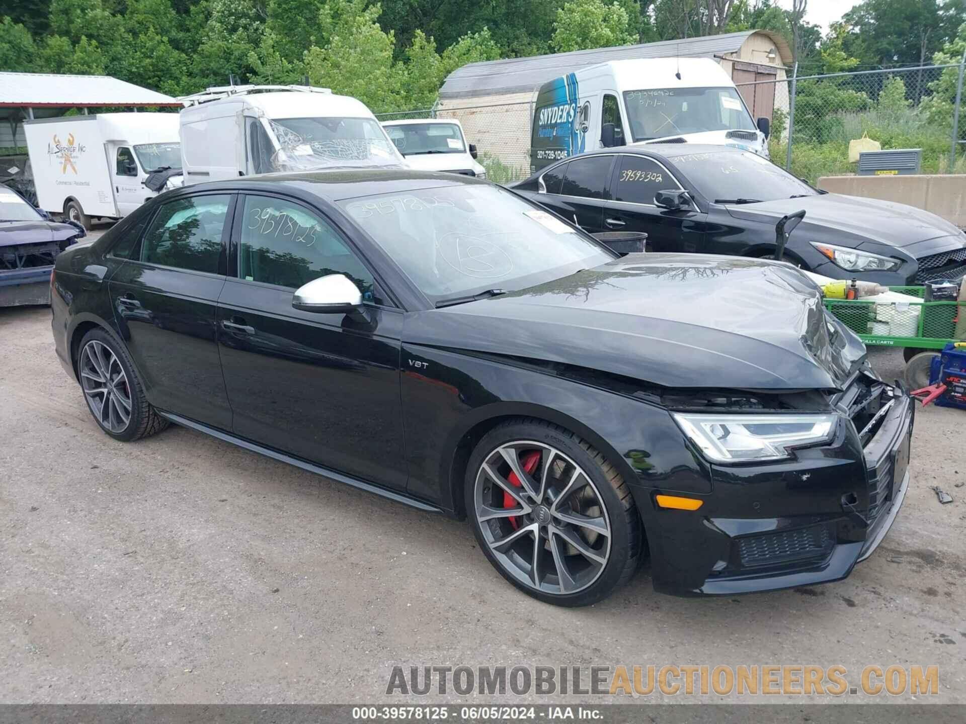 WAUB4AF46JA125543 AUDI S4 2018