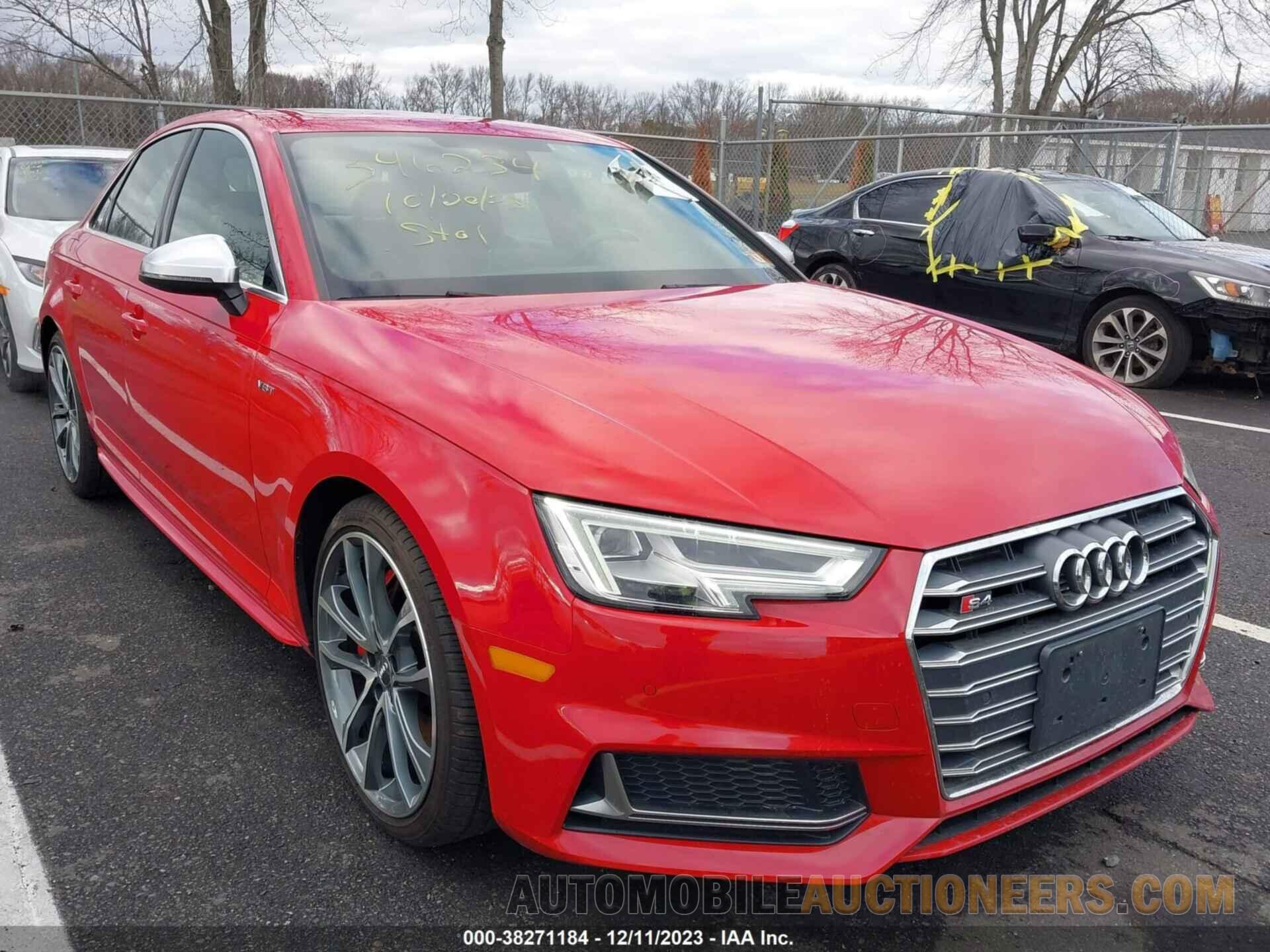 WAUB4AF4XJA003171 AUDI S4 2018