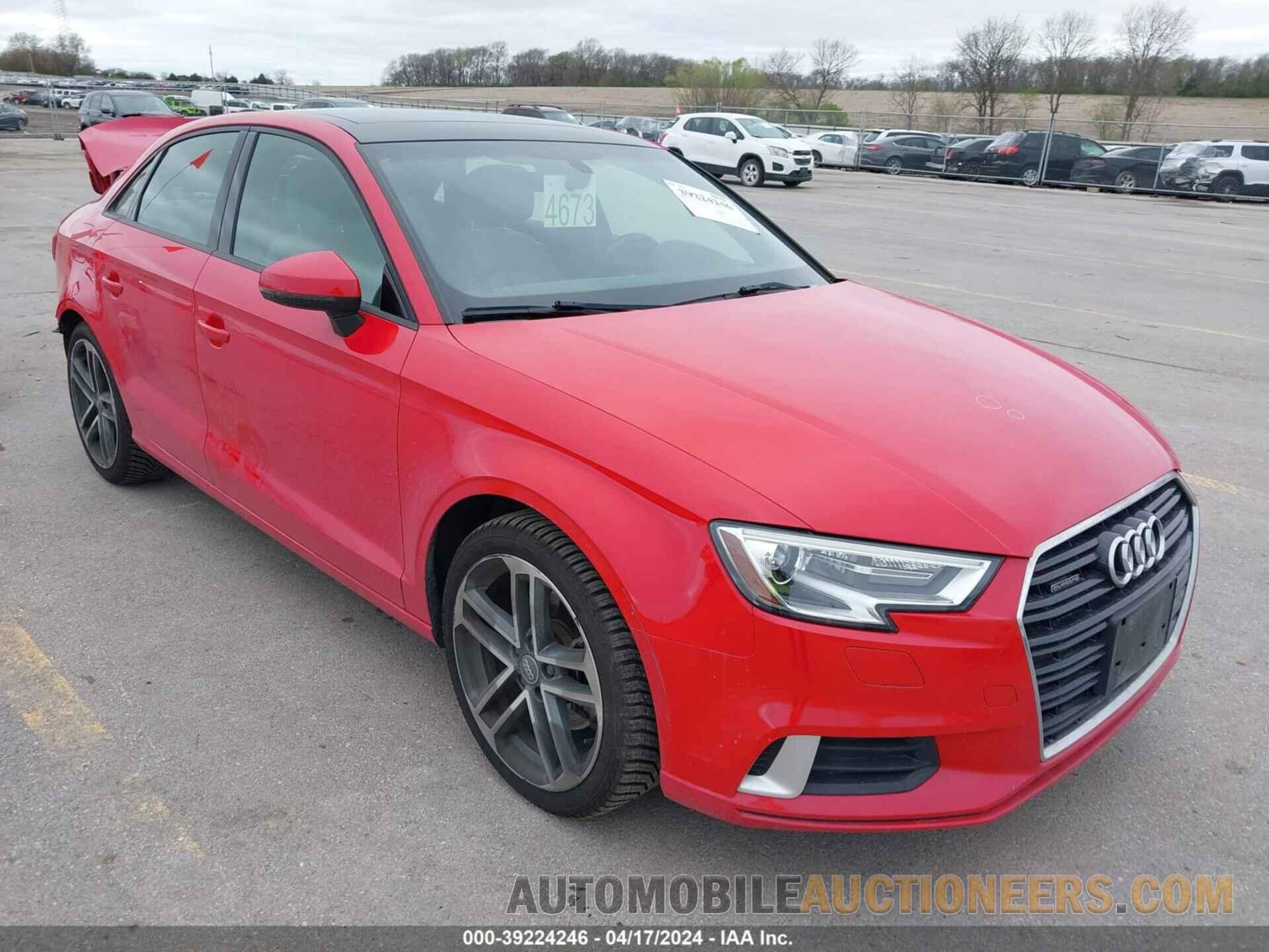 WAUB8GFF0J1042943 AUDI A3 2018