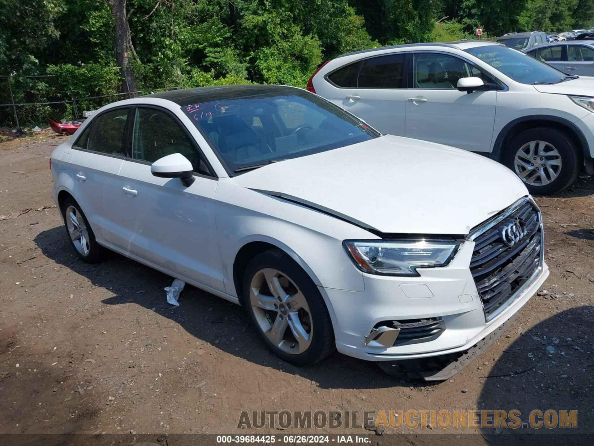 WAUB8GFF1J1072579 AUDI A3 2018