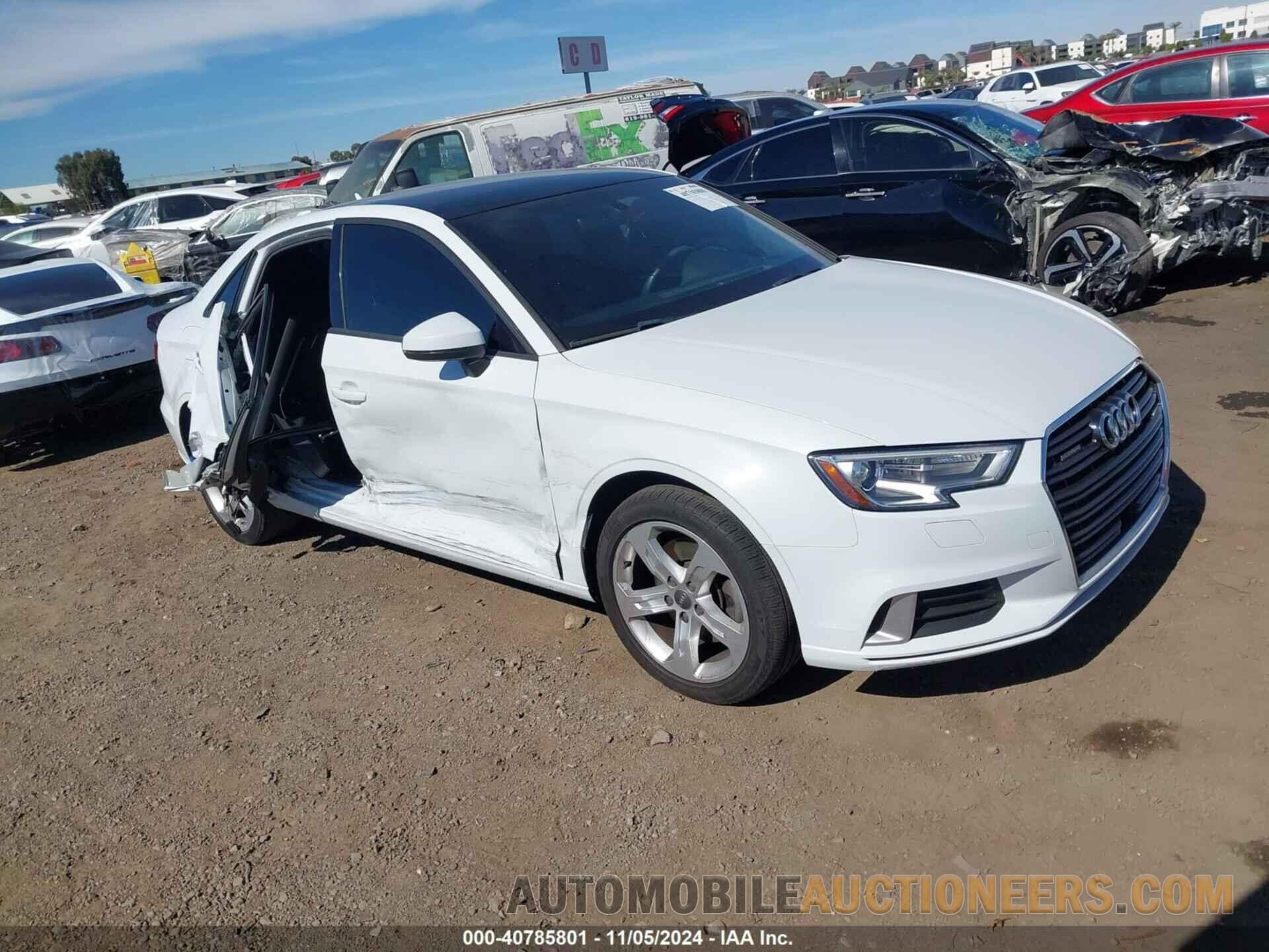 WAUB8GFF2J1029496 AUDI A3 2018