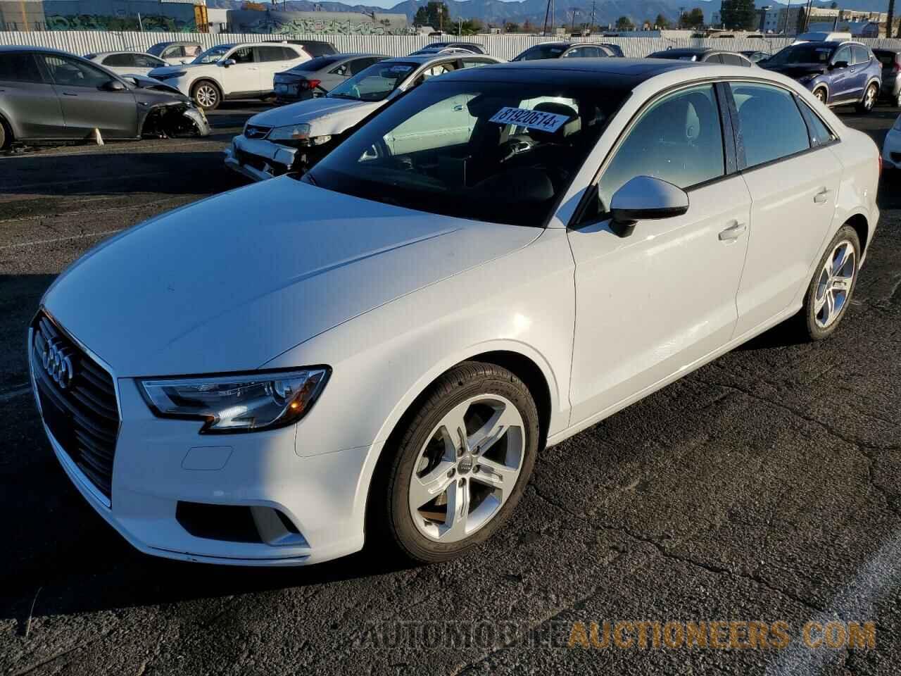 WAUB8GFF4J1001148 AUDI A3 2018