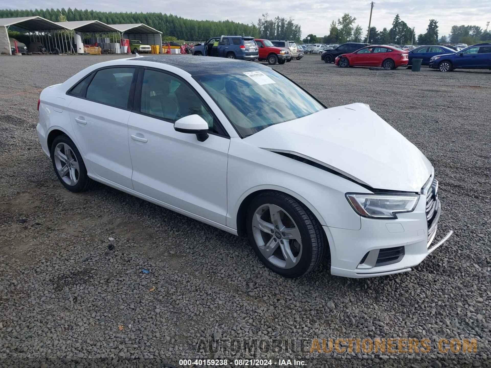 WAUB8GFF4J1033405 AUDI A3 2018