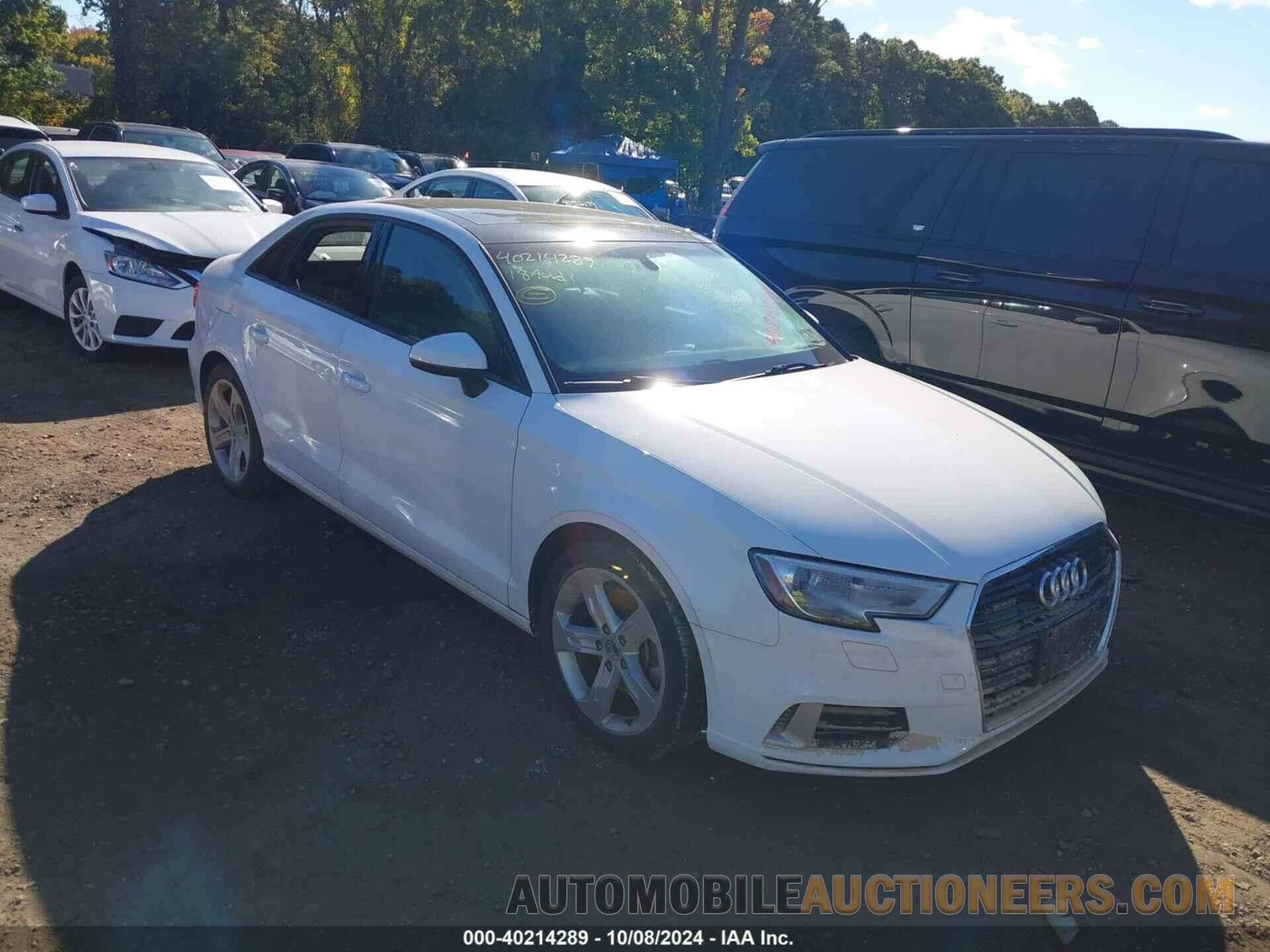 WAUB8GFF6J1018016 AUDI A3 2018